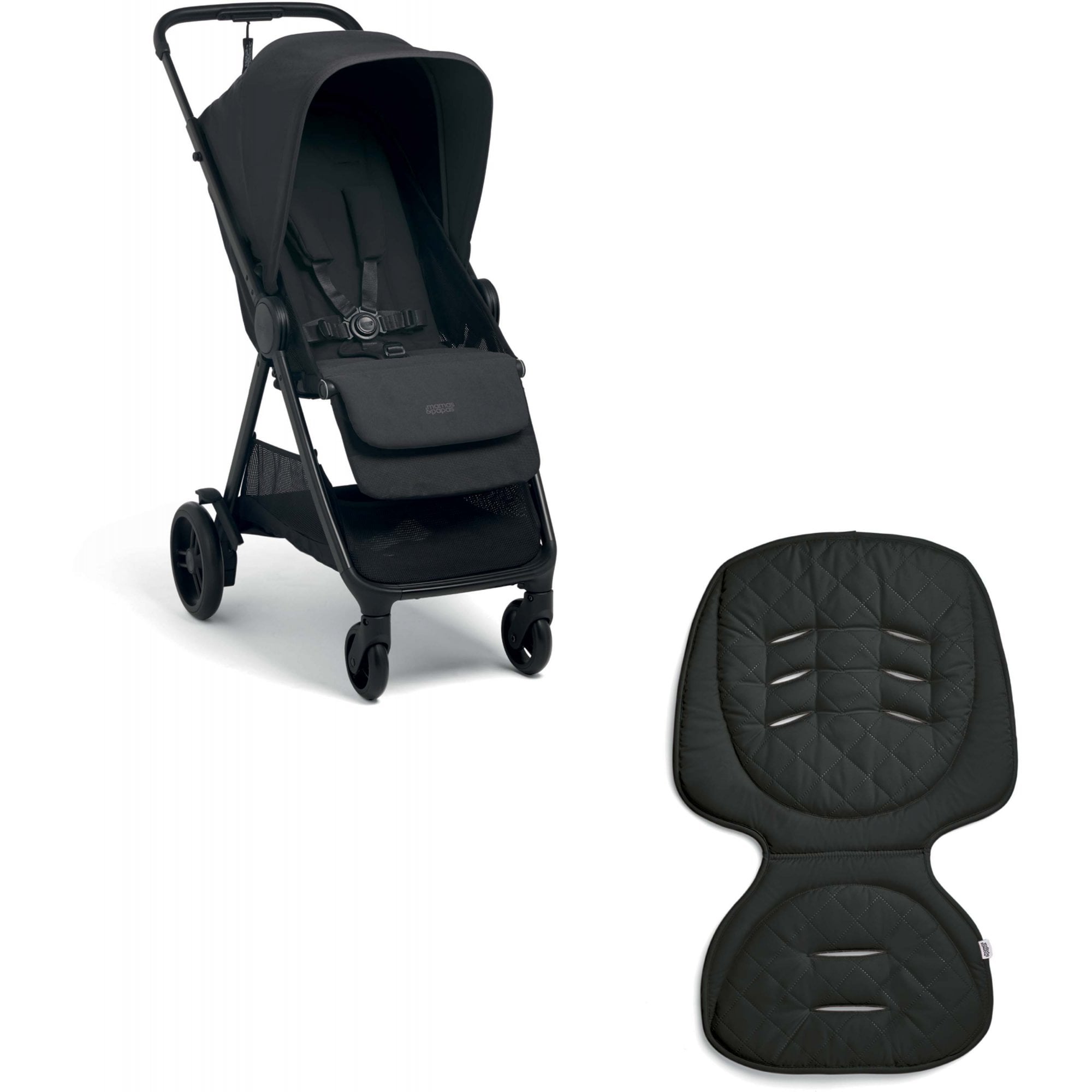 Mamas & Papas Libro Stroller Liquorice & Reversible Liner Graphite