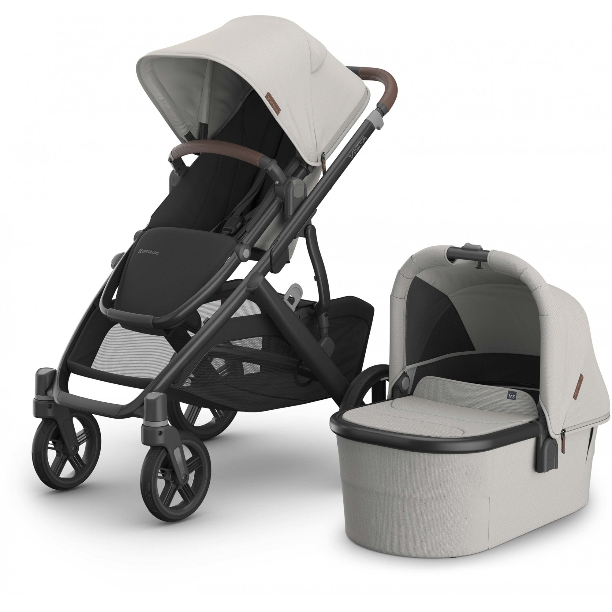 Uppababy Vista V3 Premium Range 3 in 1 Pram Savannah