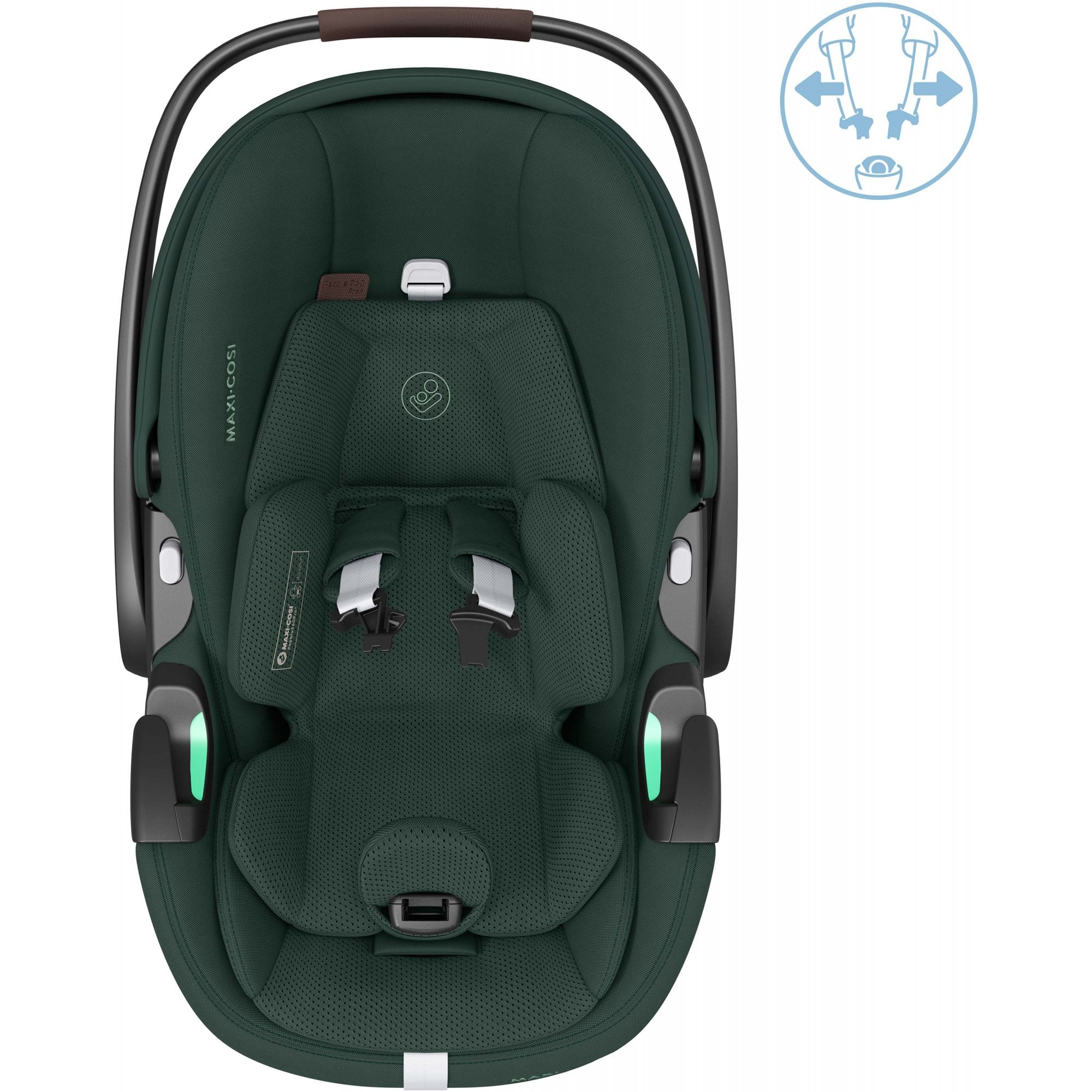 Maxi-Cosi Pebble 360 Pro V2 Infant Car Seat Group 0+ Twillic Green