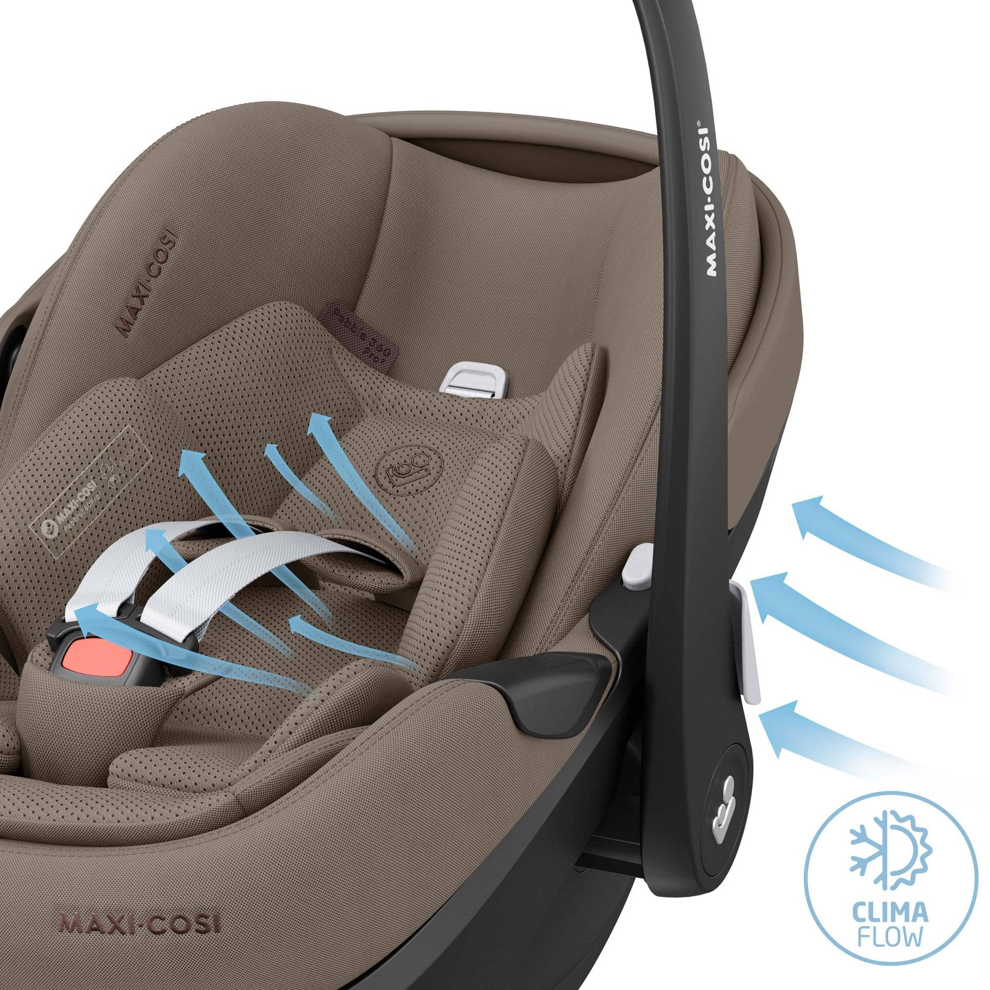 Maxi-Cosi Pebble 360 Pro V2 Infant Car Seat Group 0+ Twillic Truffle
