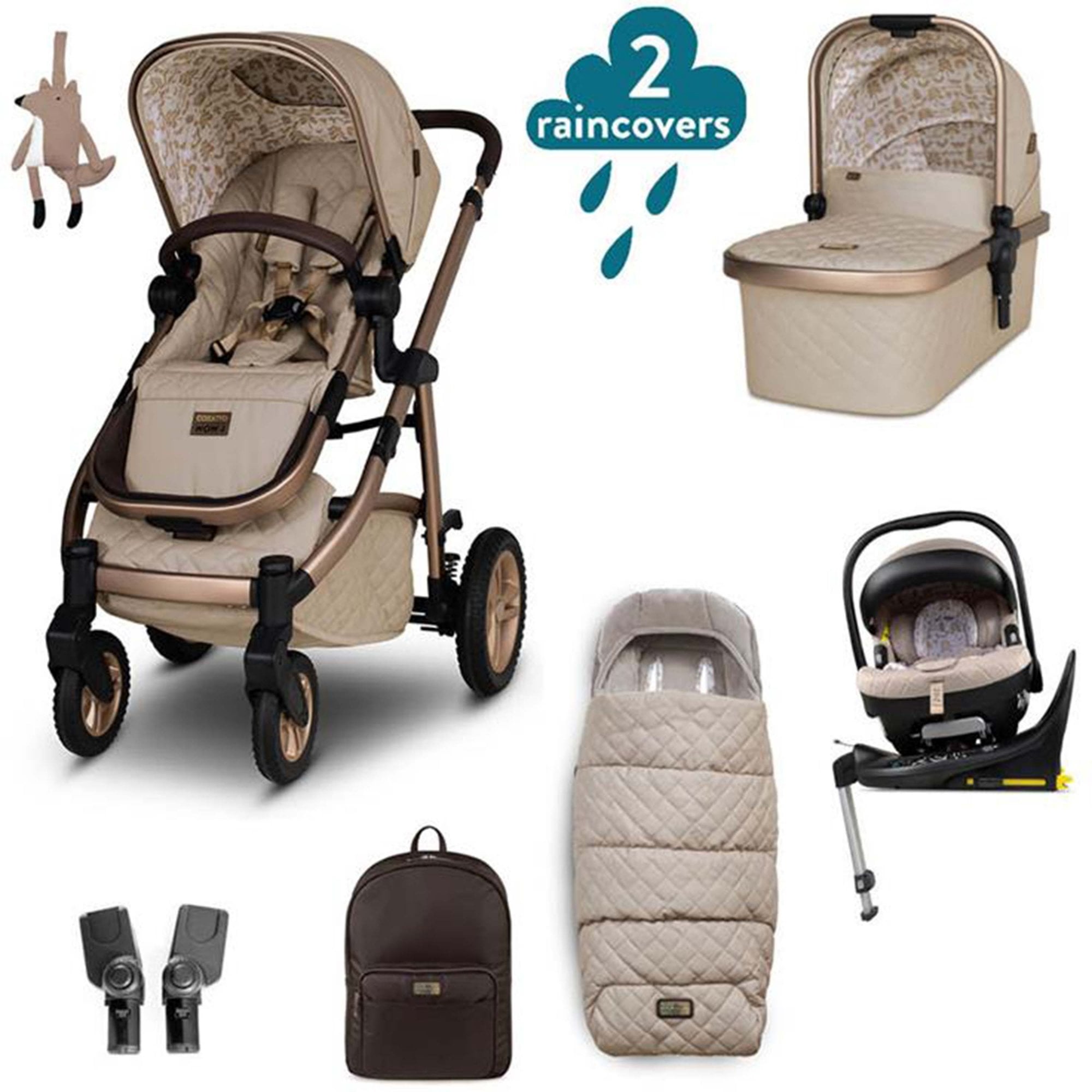 Cosatto Wow 3 Rotating Everything Bundle Whisper