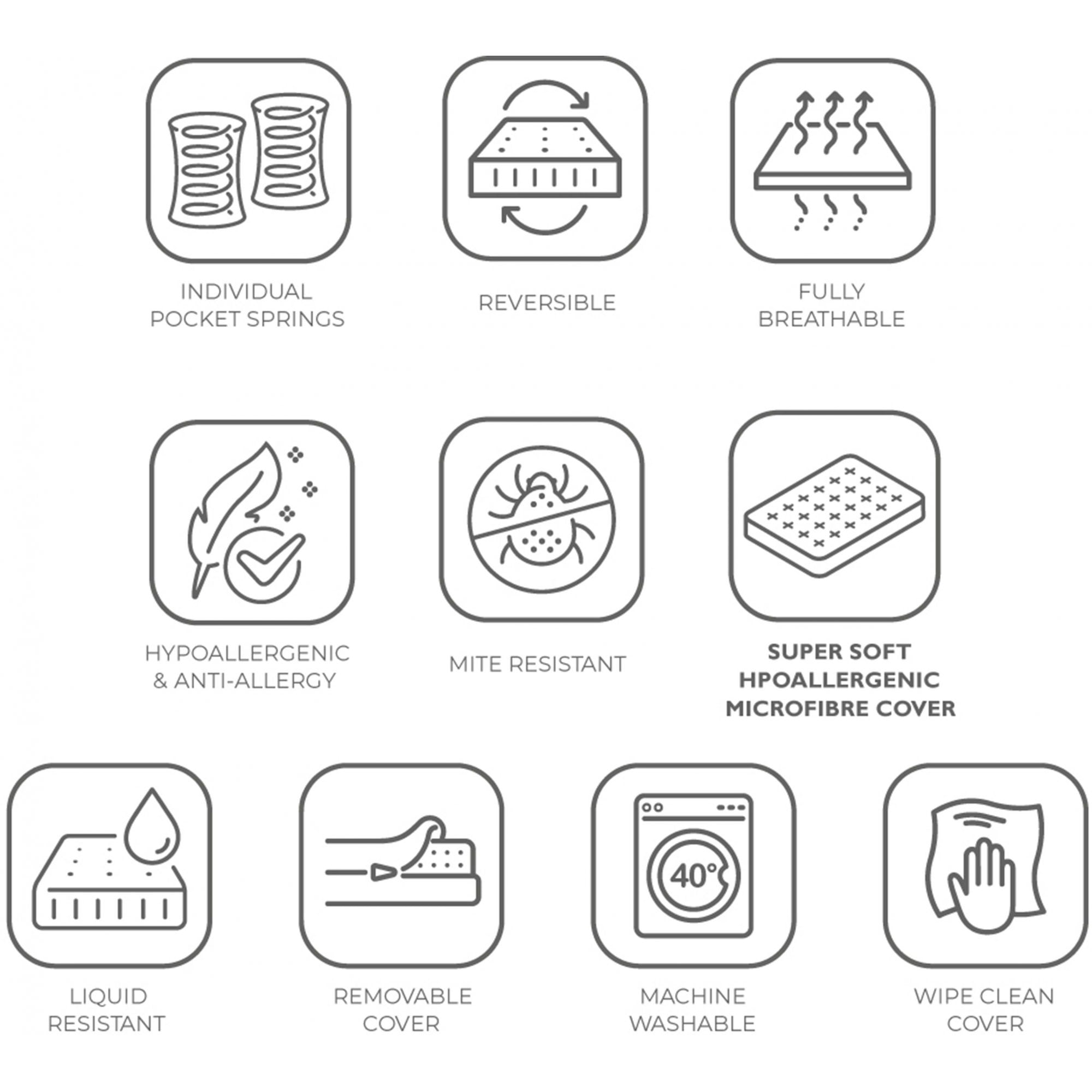 BabyStyle Dream Hypoallergenic Cot Bed Mattress