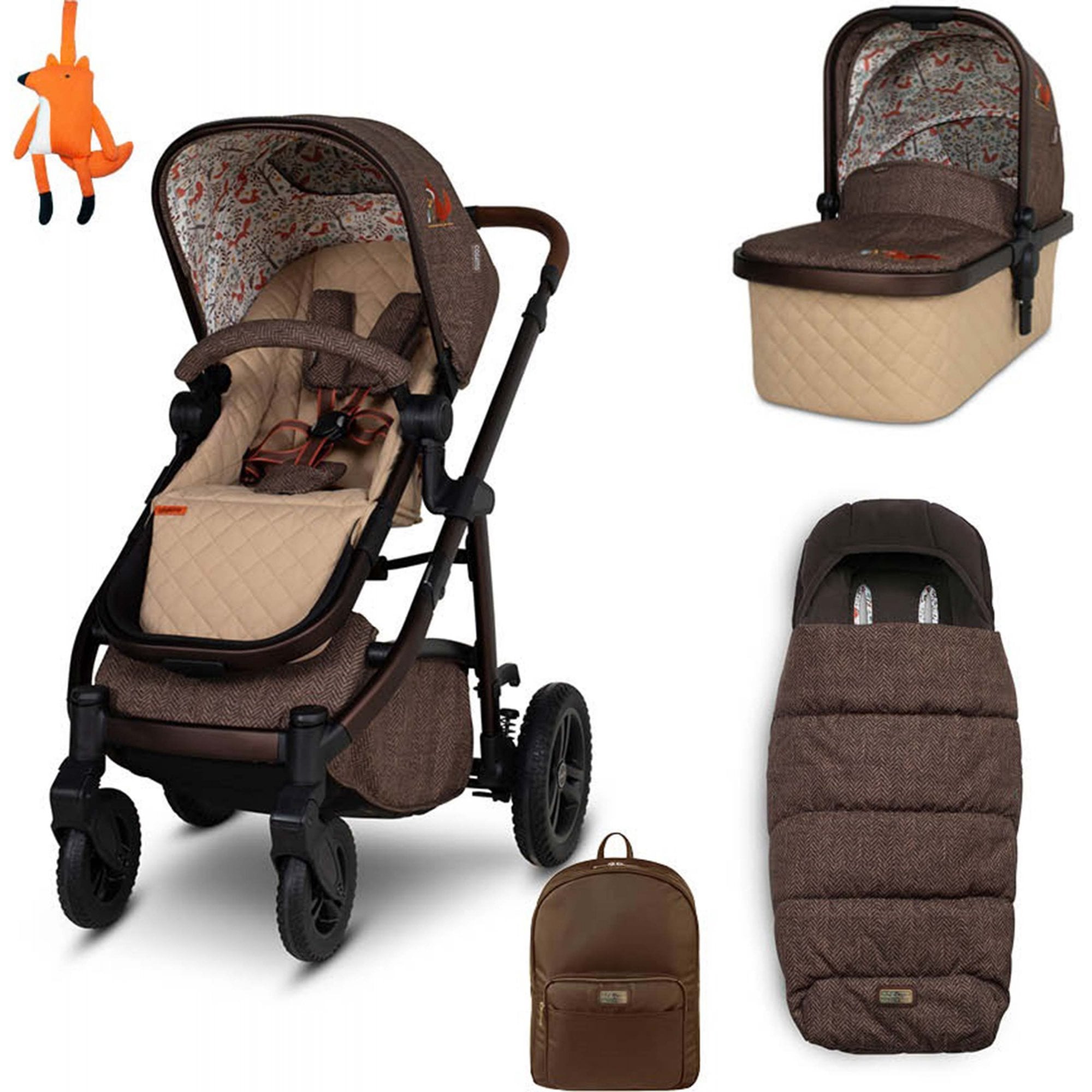 Cosatto Wow 3 Pram and Accessory Bundle Foxford Hall