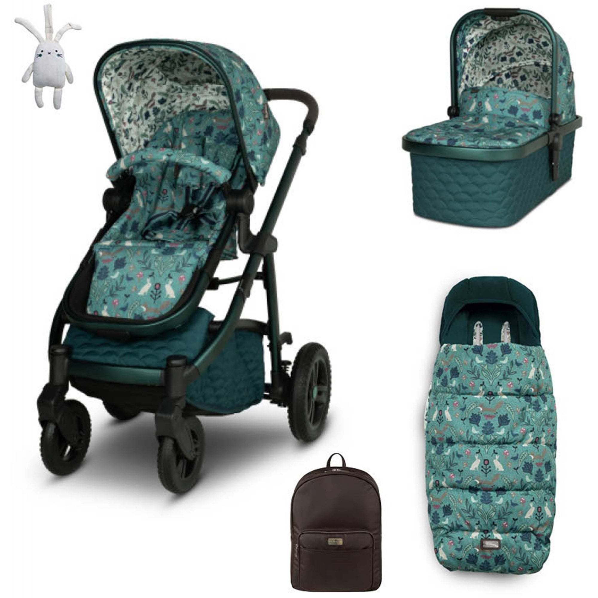Cosatto Wow 3 Pram and Accessory Bundle Masquerade