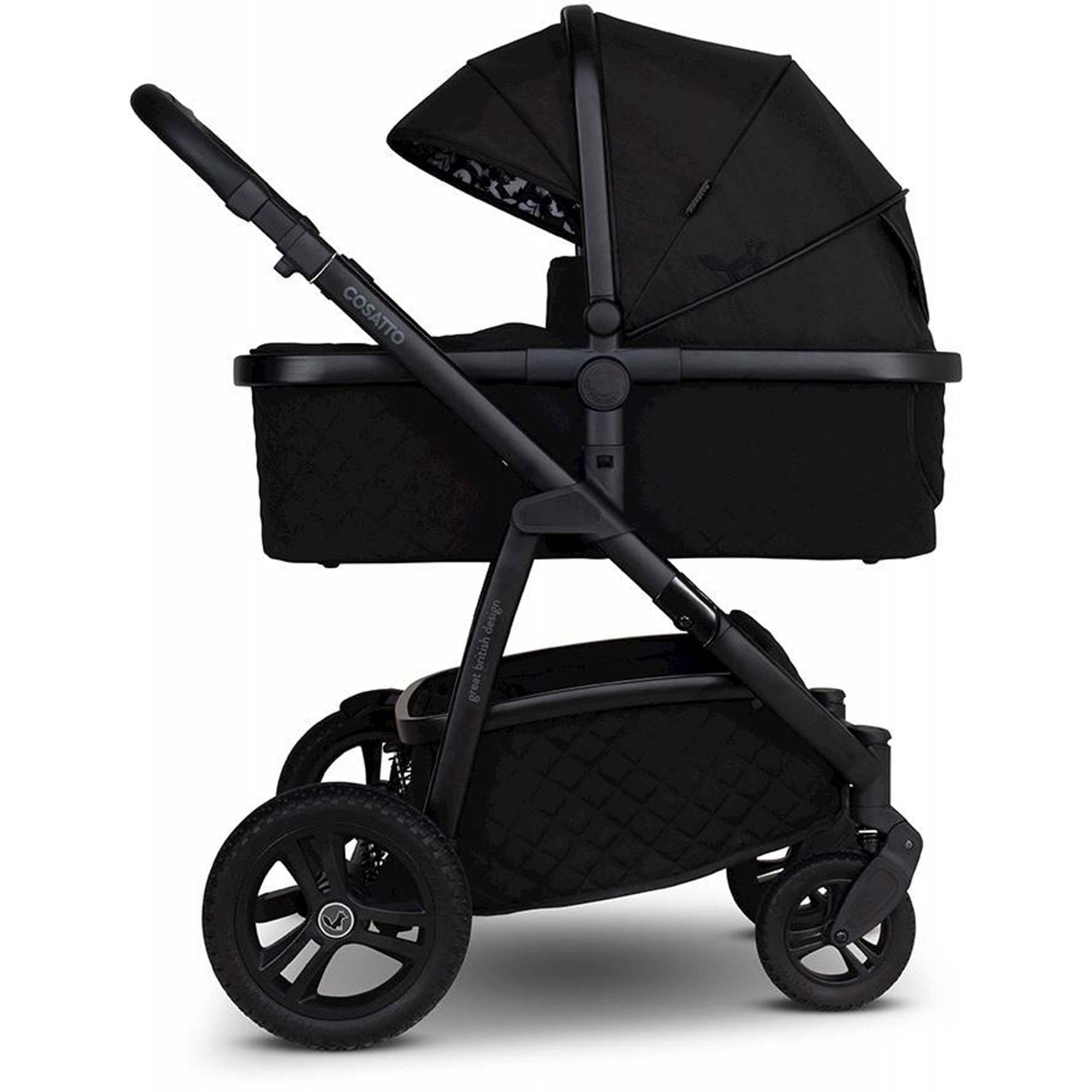 Cosatto Wow 3 Pram and Accessory Bundle Silhouette