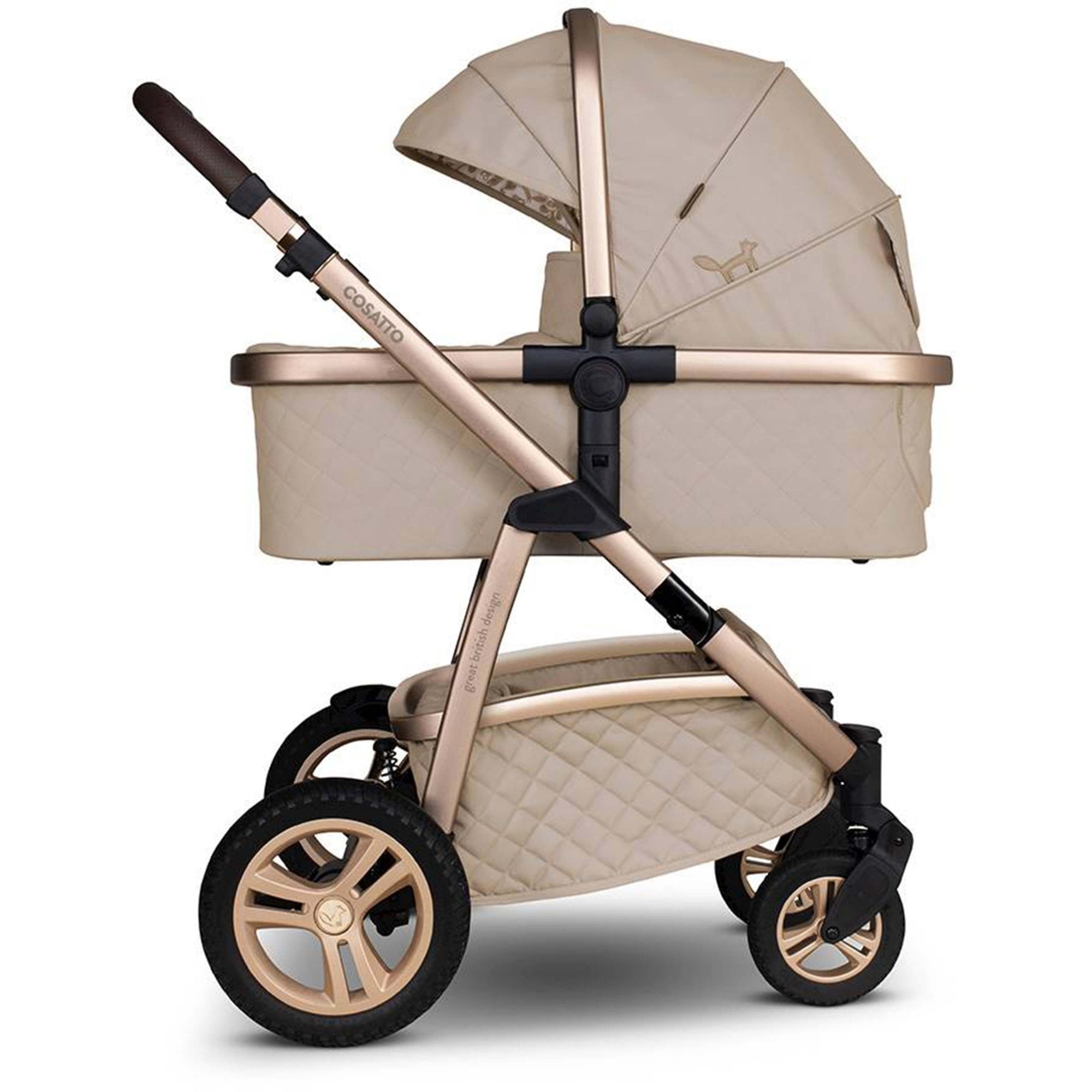 Cosatto Wow 3 Pram and Accessory Bundle Whisper