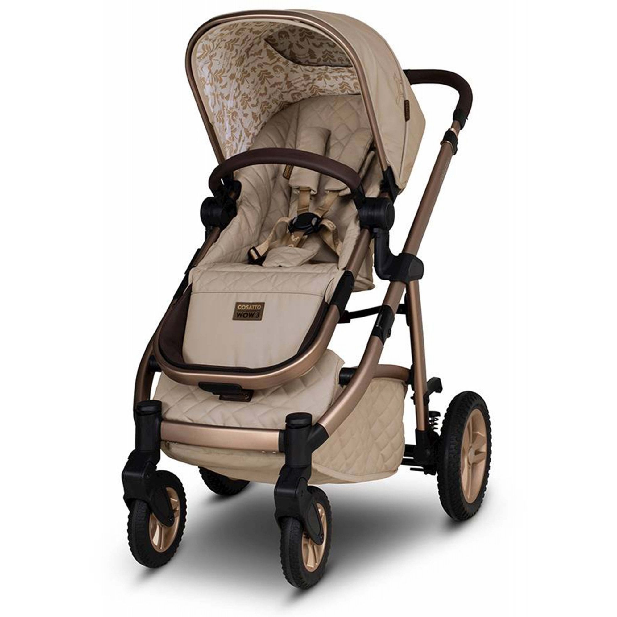 Cosatto Wow 3 Pram and Accessory Bundle Whisper