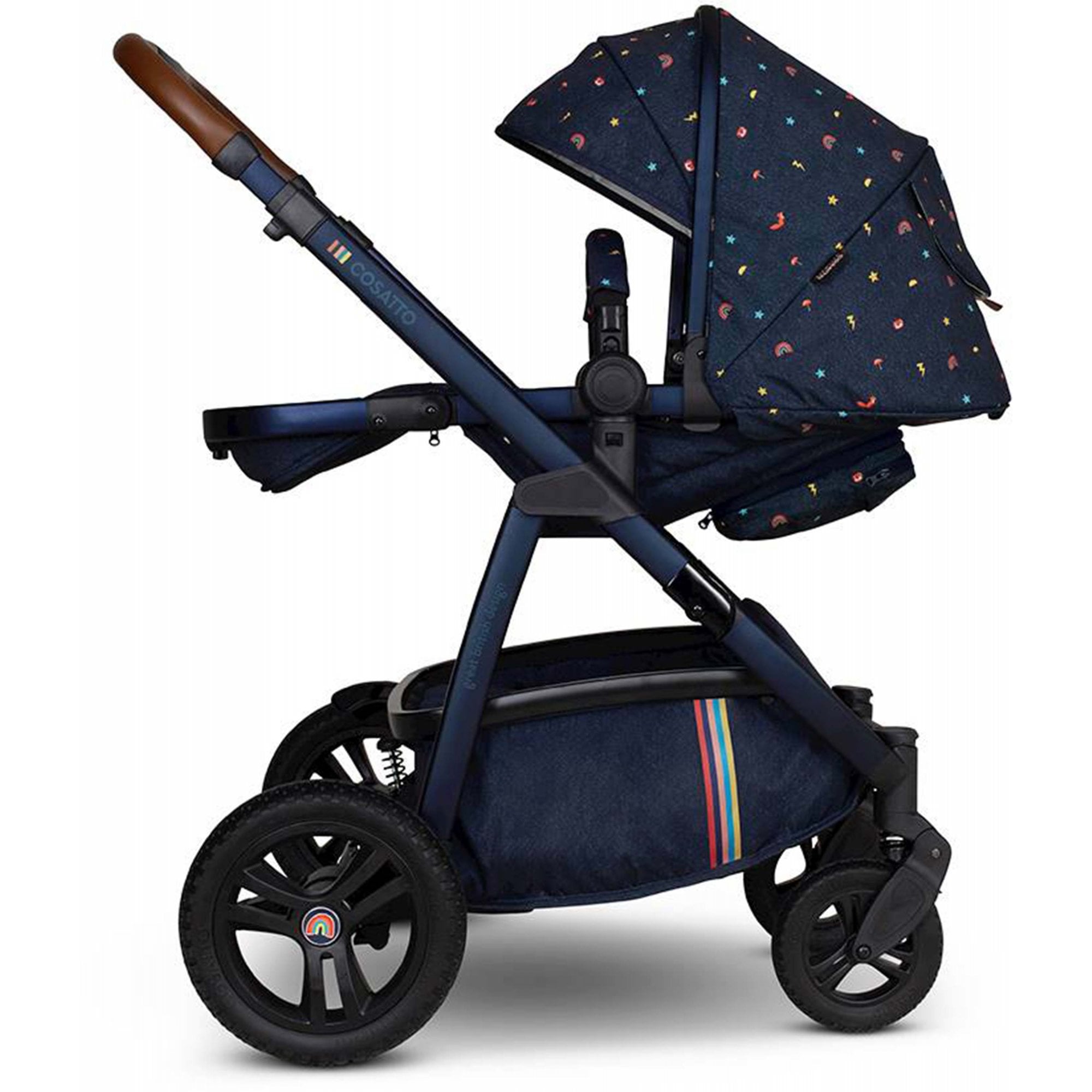 Cosatto Wow 3 Pram and Accessory Bundle Doodle Days