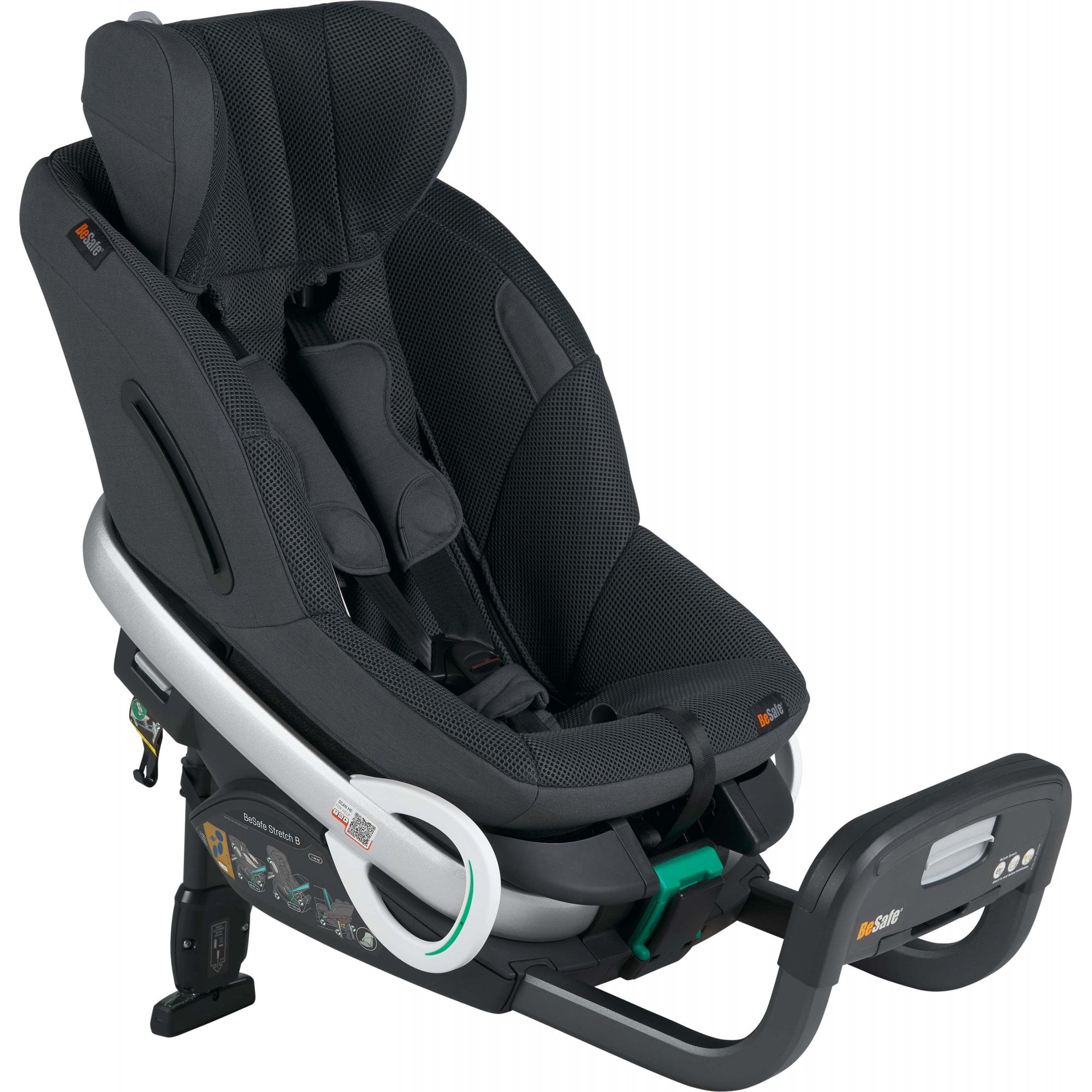 BeSafe Stretch B Rear Facing Car Seat Anthracite Mesh