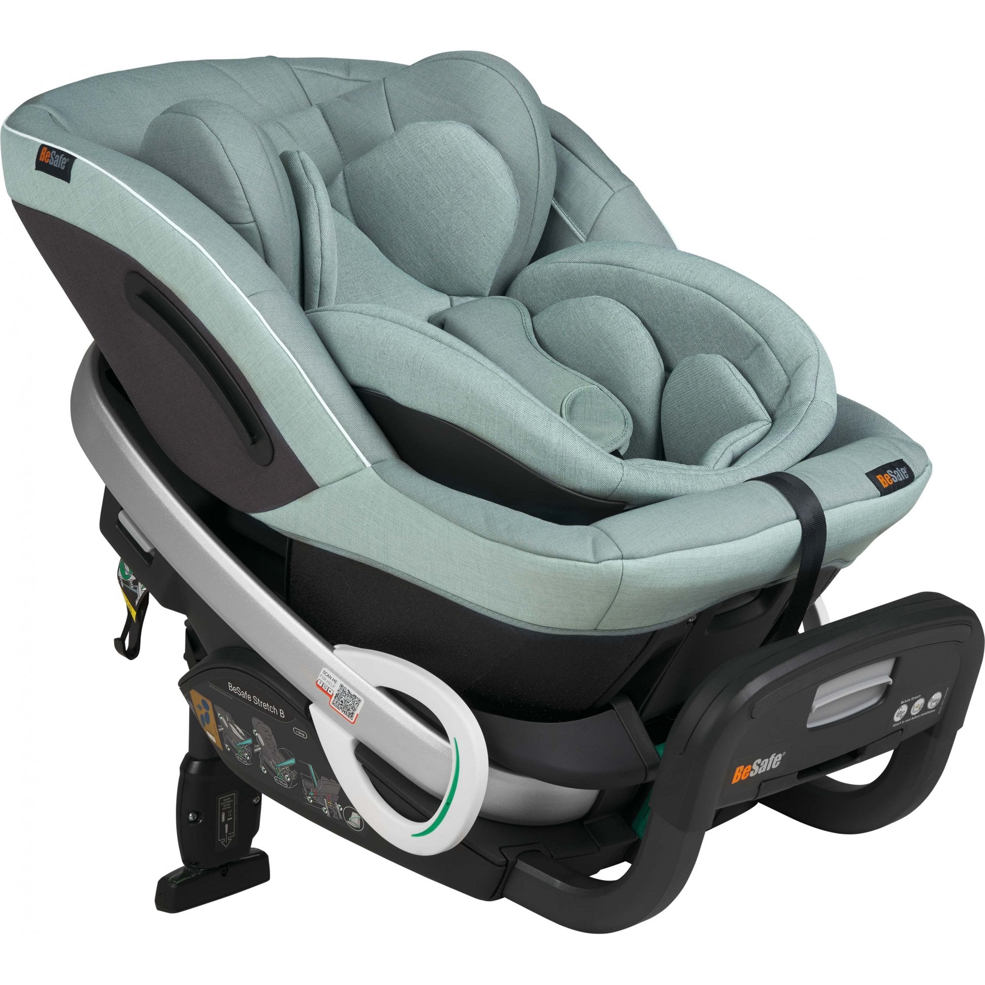 BeSafe Stretch B Rear Facing Car Seat Sea Green Melange