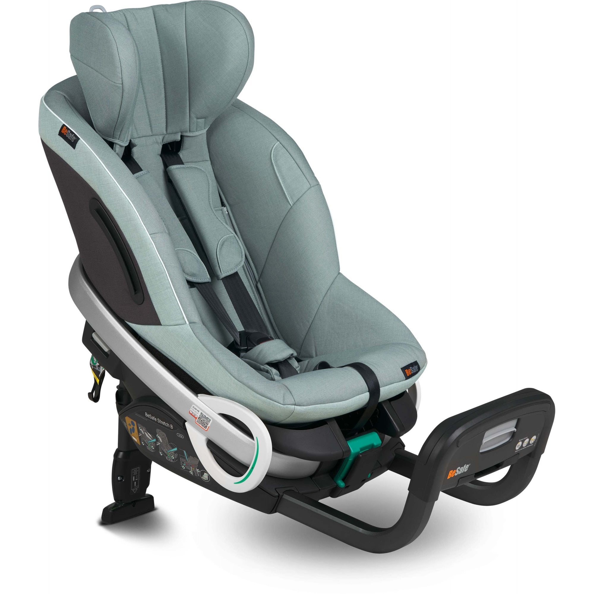 BeSafe Stretch B Rear Facing Car Seat Sea Green Melange