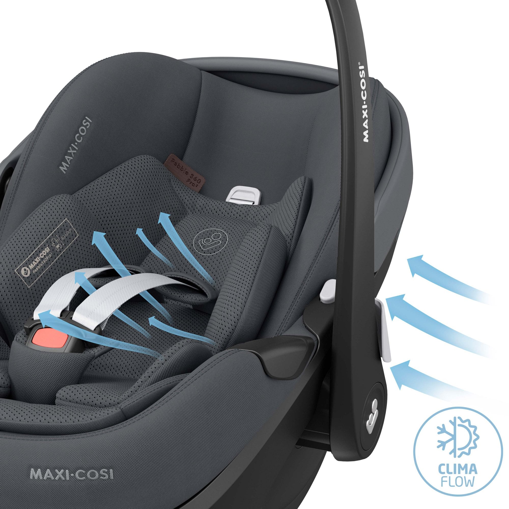 Maxi-Cosi Pebble 360 Pro V2 Infant Car Seat Group 0+ Twillic Graphite