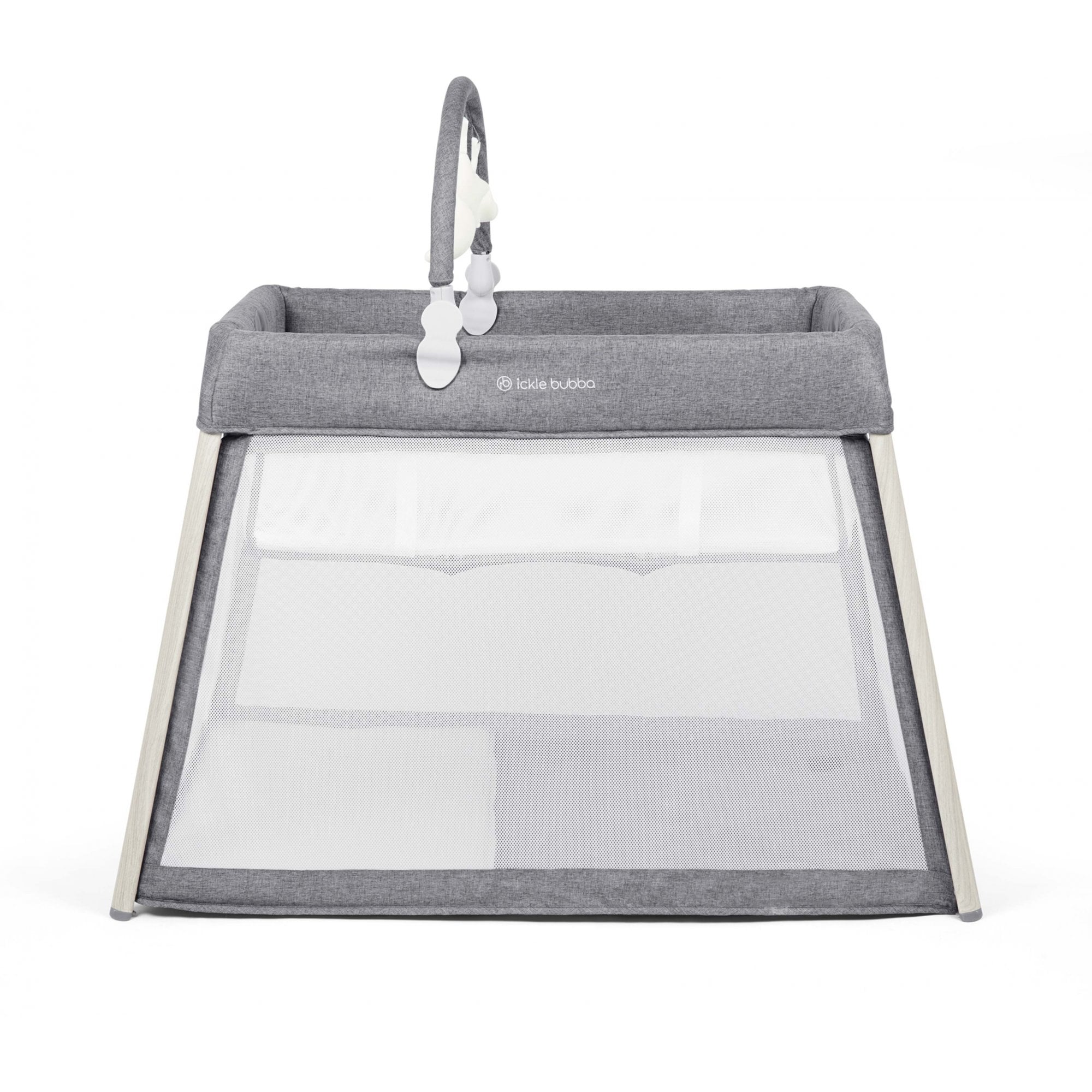 Ickle Bubba Scout 3-in-1 Travel Crib, Cot & Playpen Ash Grey