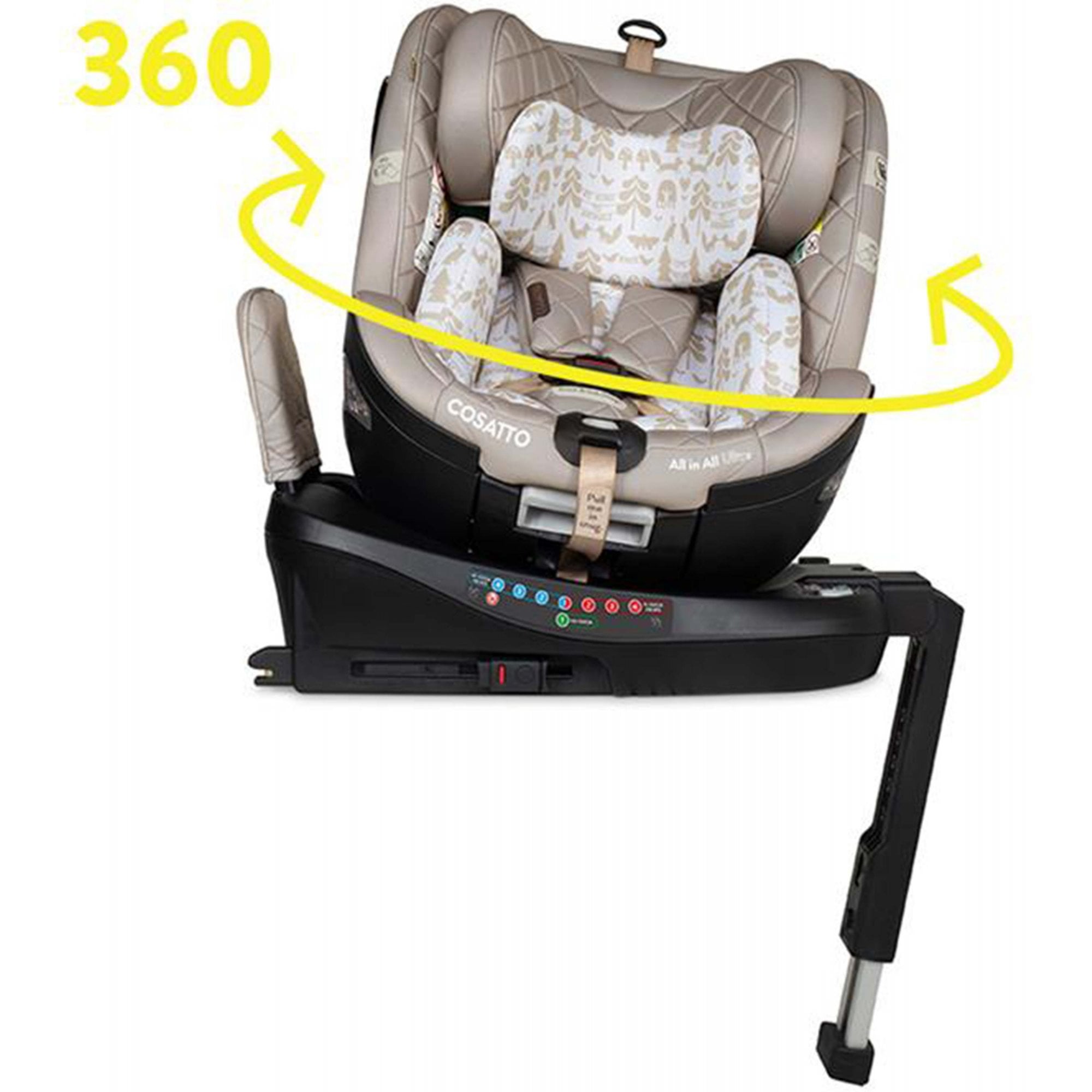 Cosatto All in All Ultra 360 Rotate i-Size Car Seat Whisper