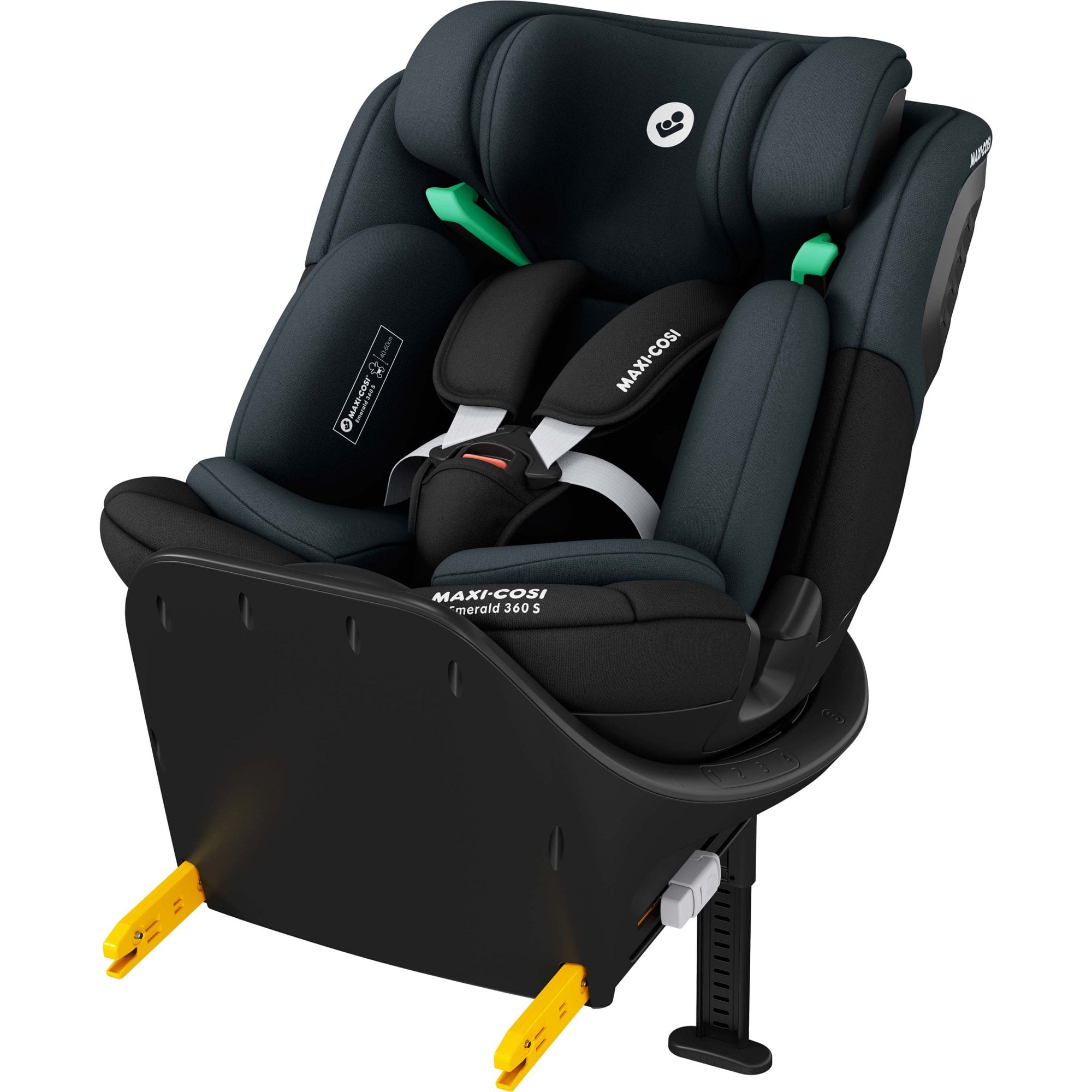 Maxi Cosi Emerald 360 S i-Size Car Seat Tonal Black