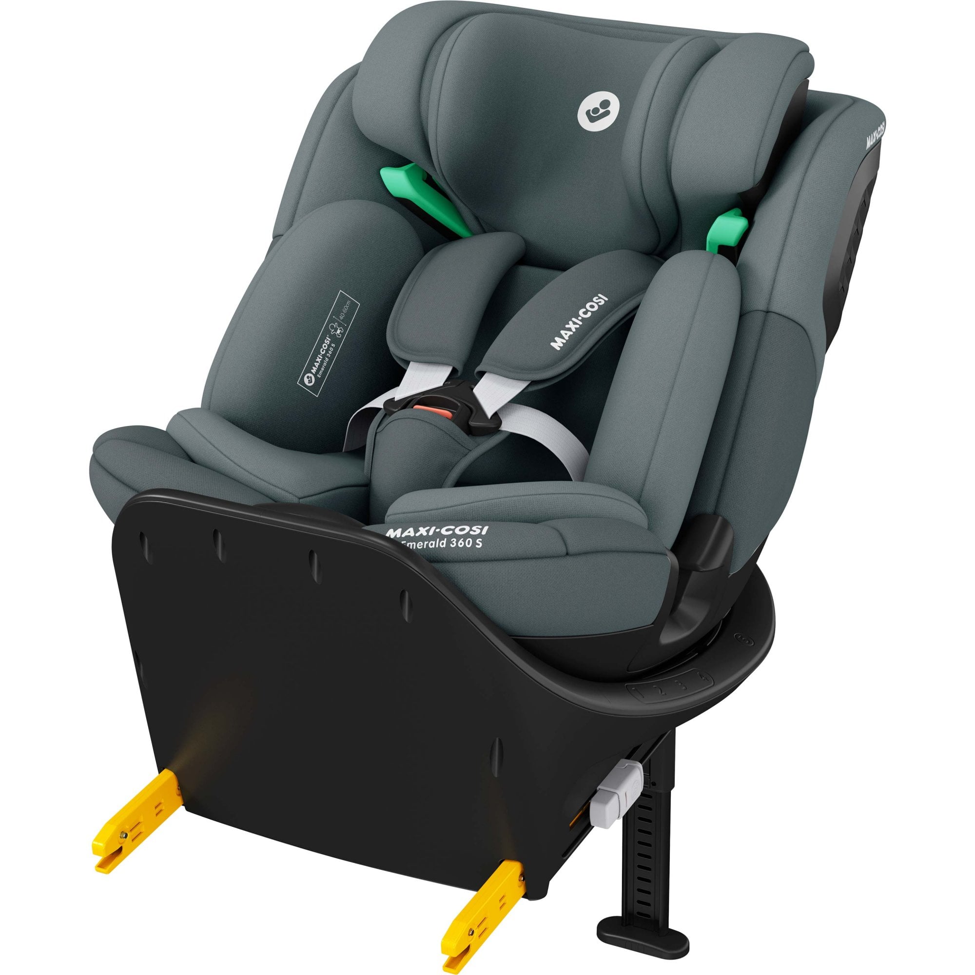 Maxi Cosi Emerald 360 S i-Size Car Seat Tonal Graphite