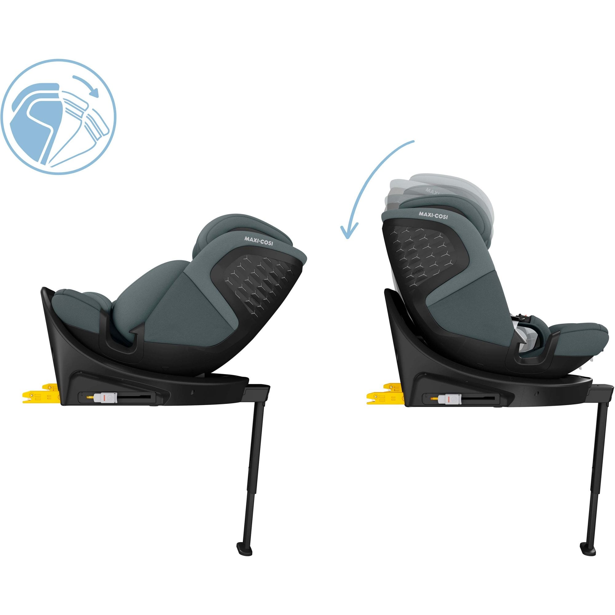 Maxi Cosi Emerald 360 S i-Size Car Seat Tonal Graphite