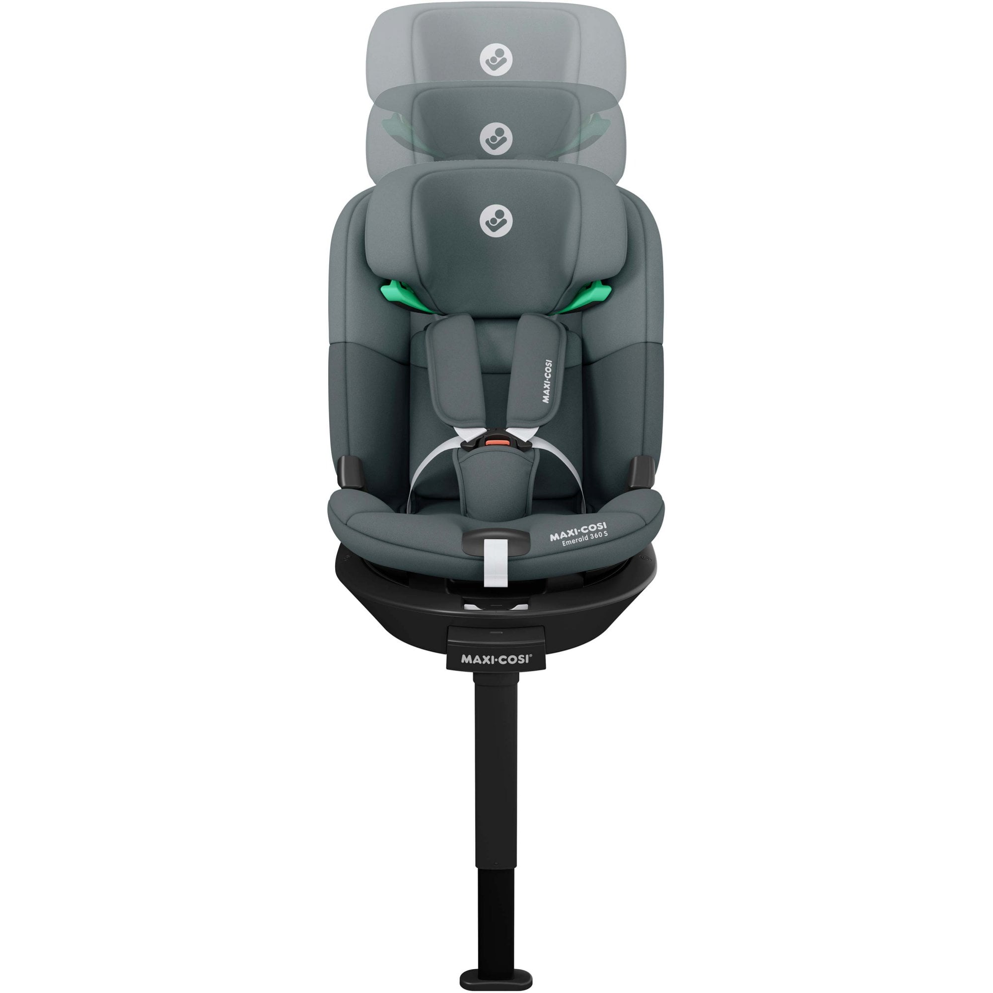 Maxi Cosi Emerald 360 S i-Size Car Seat Tonal Graphite