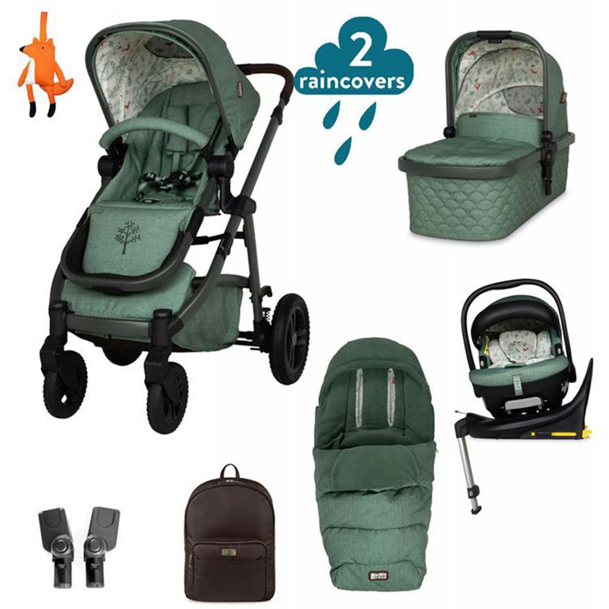 Cosatto Wow 3 Rotating Everything Bundle Meadow