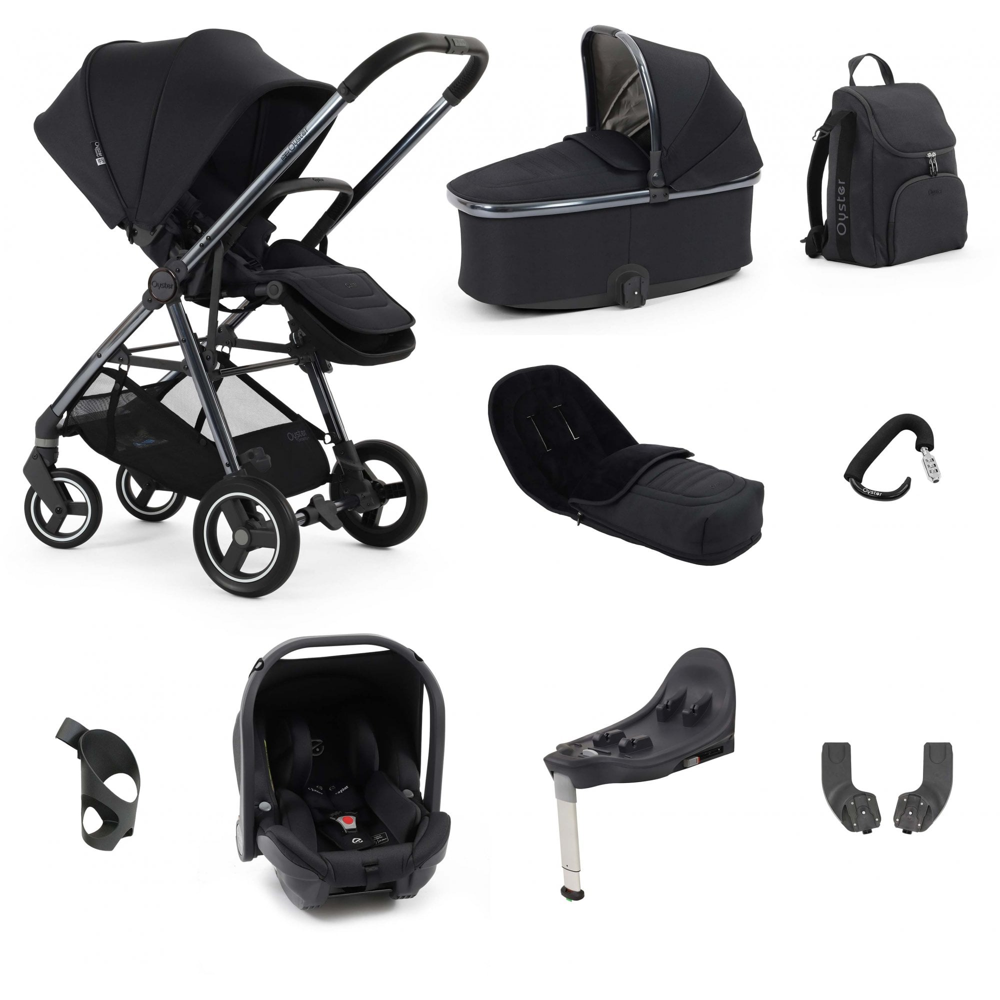 Oyster Gravity+ 9 Piece Package Carbonite