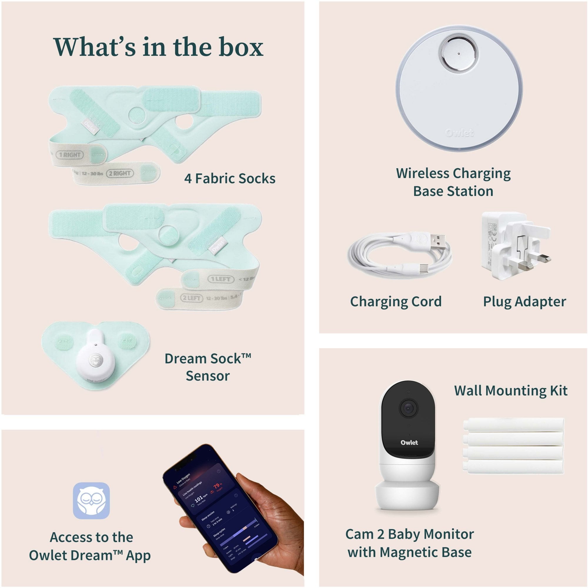 Owlet Dream Duo ™ Bundle Dusty Rose