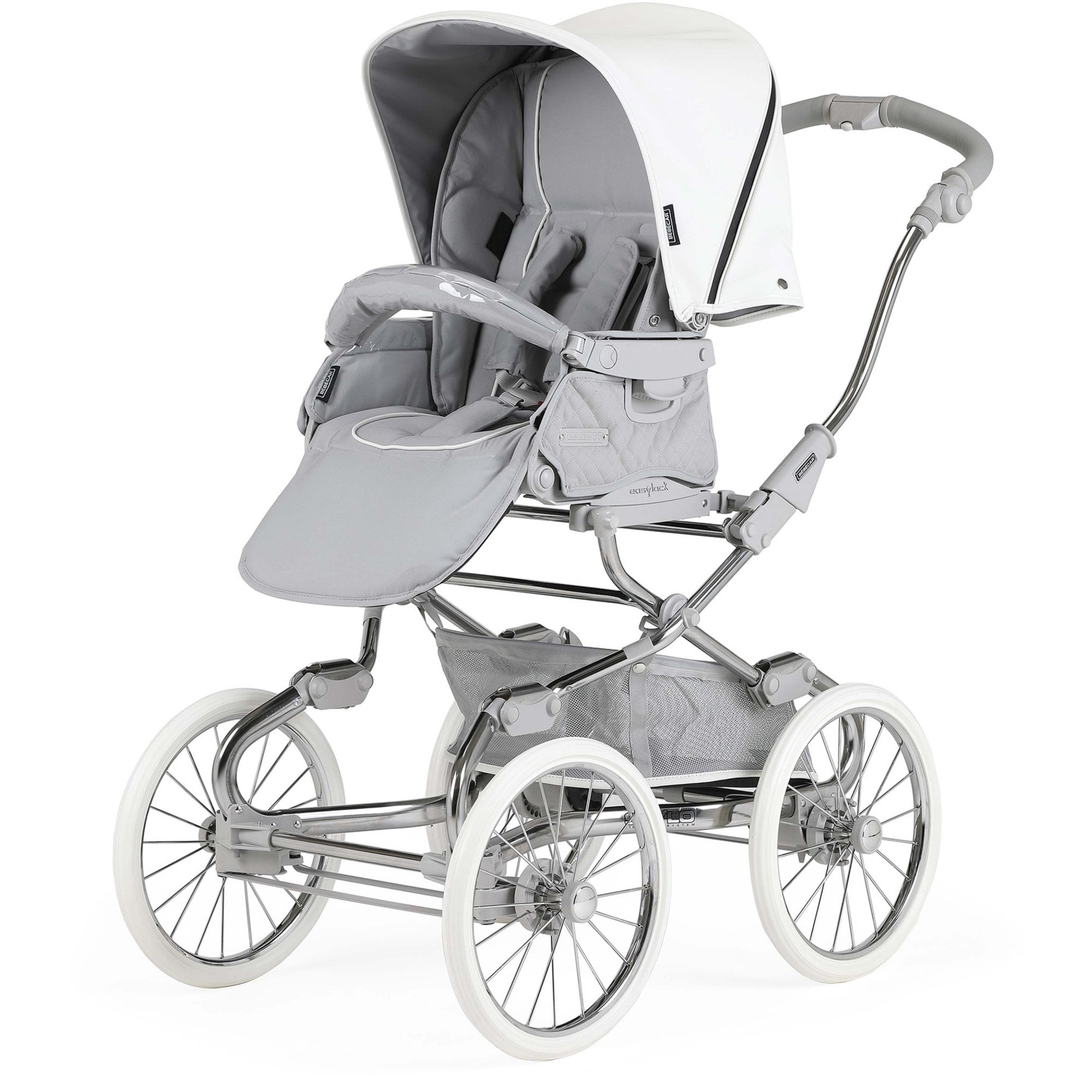 Bebecar Stylo Class+ Special Combination Pram Clouds + FREE Bag