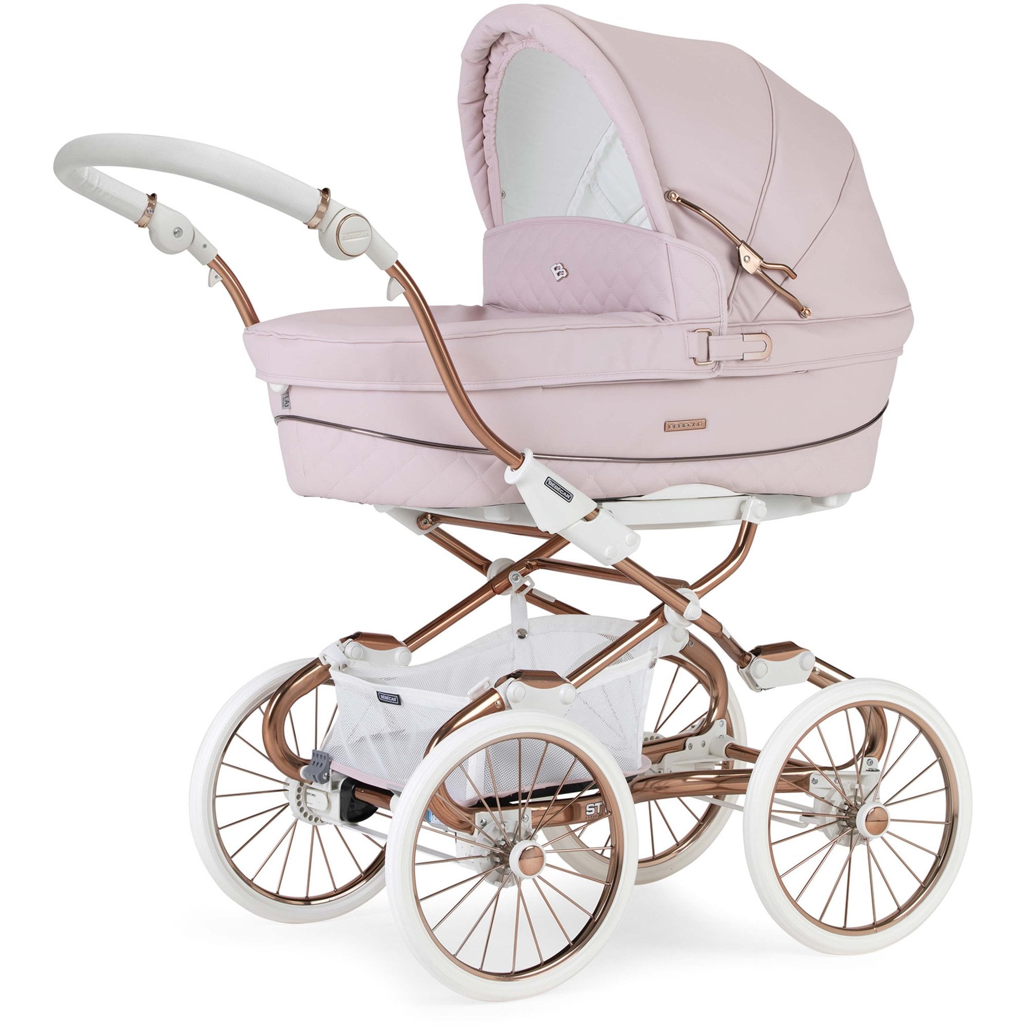 Bebecar Stylo Class+ Special Combination Pram Rose Pink
