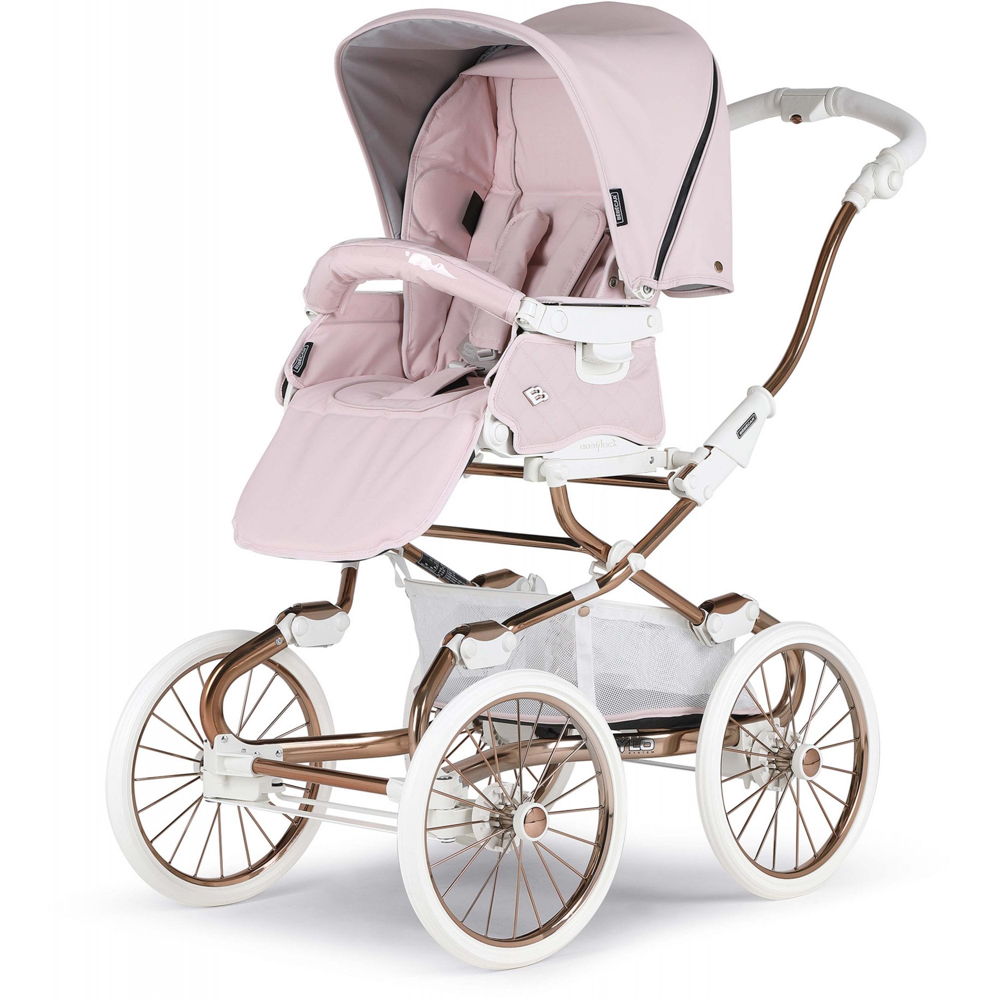 Bebecar Stylo Class+ Special Combination Pram Rose Pink