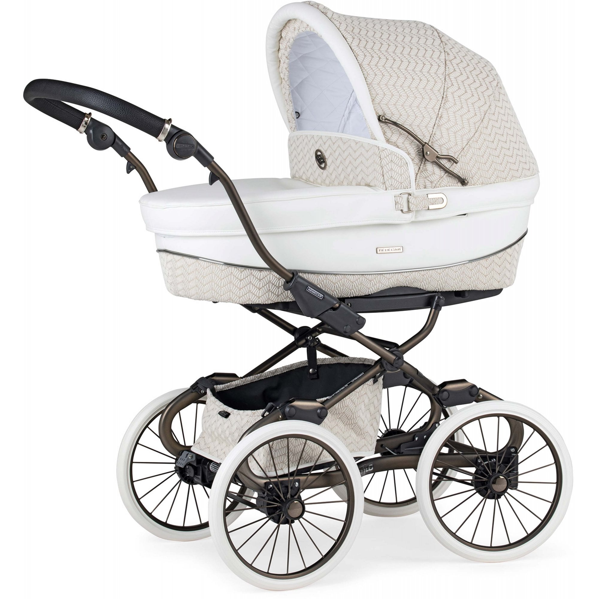 Bebecar Premium Privé Stylo Class+ i-Size Car Seat Woven White