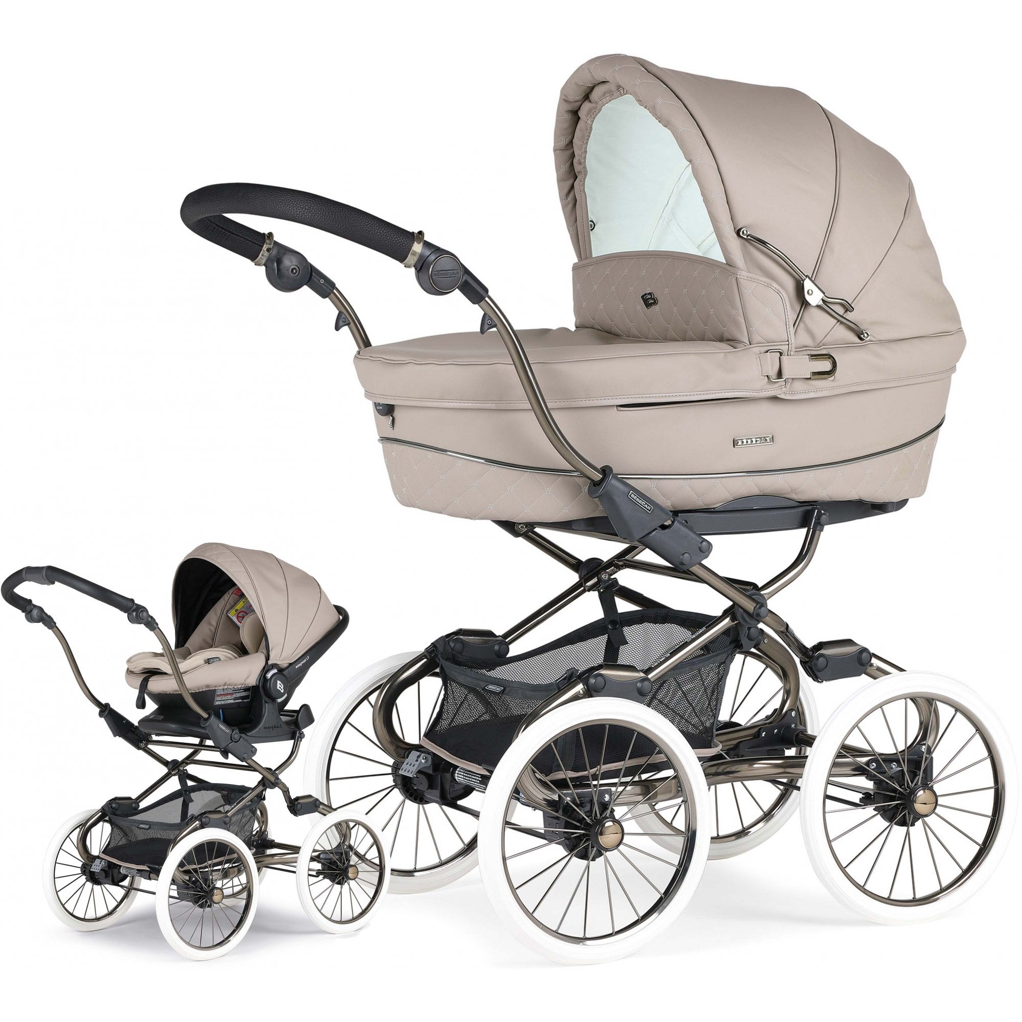 Bebecar Stylo Class+ Special Combination Autumn Beige & Car Seat