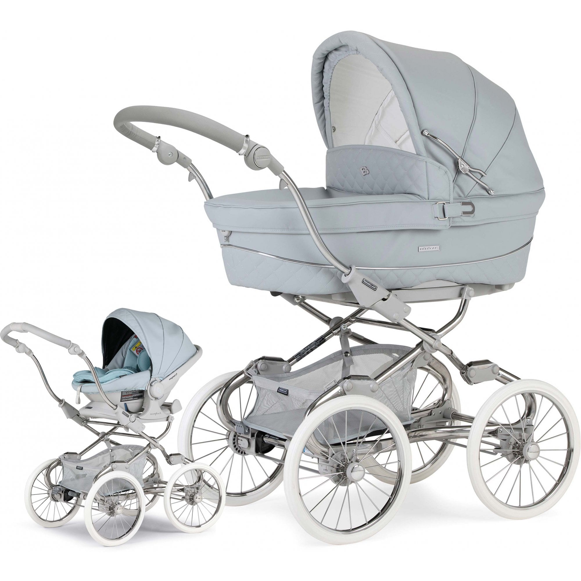 Bebecar Stylo Class+ Special Combination Sky Blue & Car Seat
