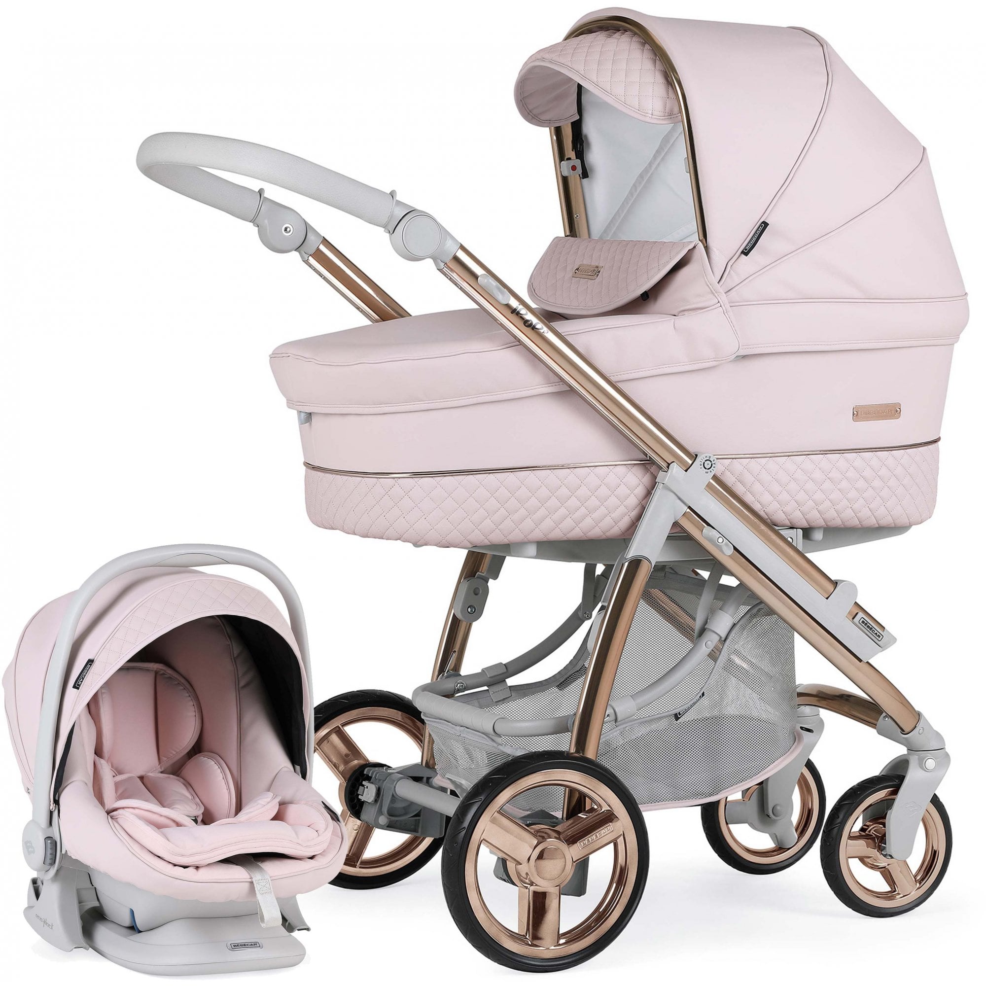 Bebecar Pack IPOP XL Classic Special Combination Trio Rose Blush