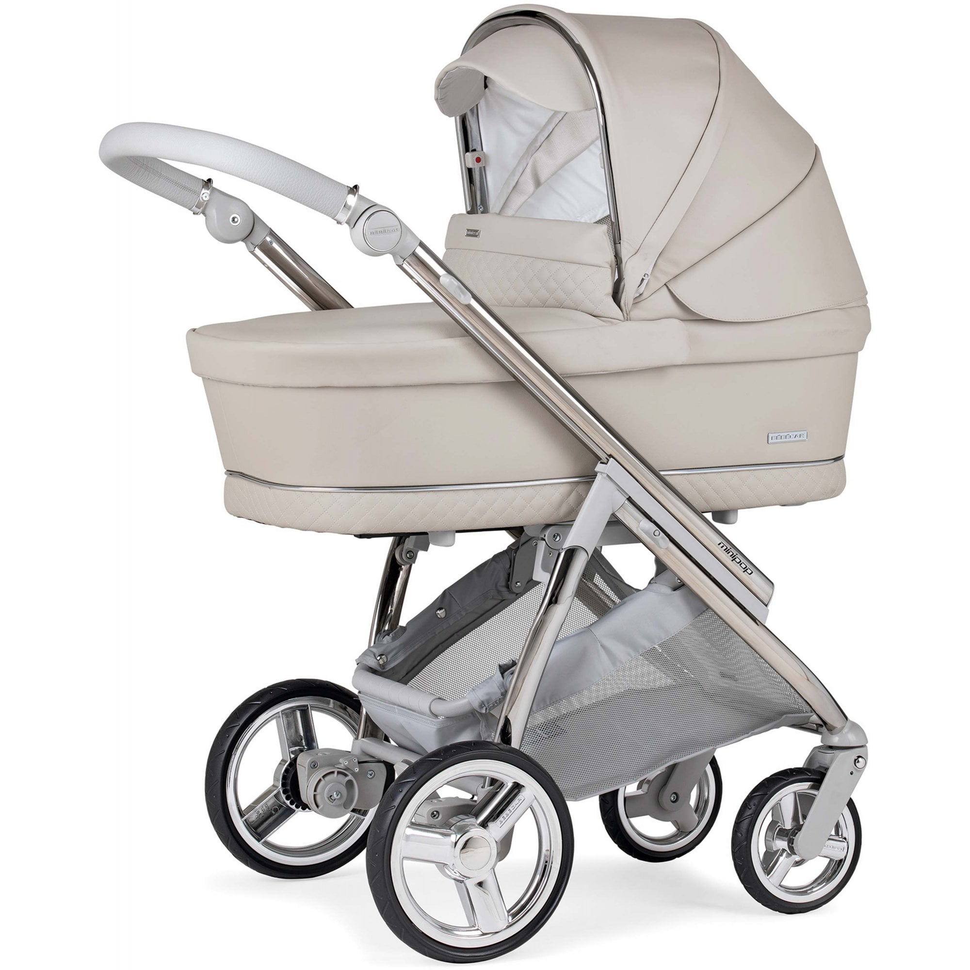 Bebecar Trio Minipop Pram Stone