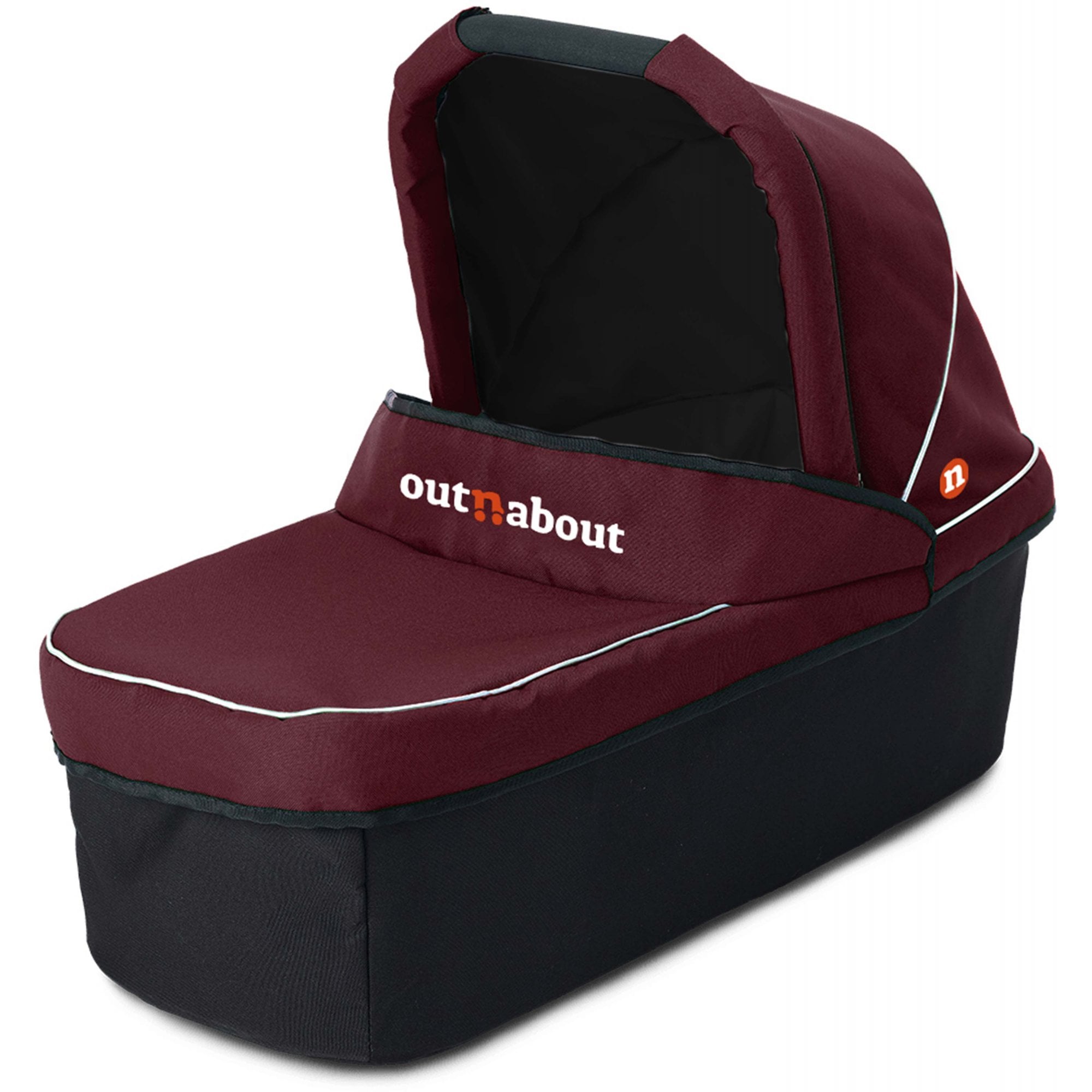 Out 'n' About Nipper V5 Single Carrycot Brambleberry Red