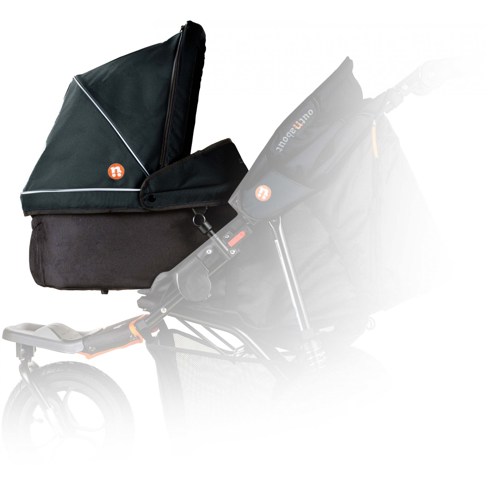 Out 'n' About Nipper V5 Single Carrycot Forest Black