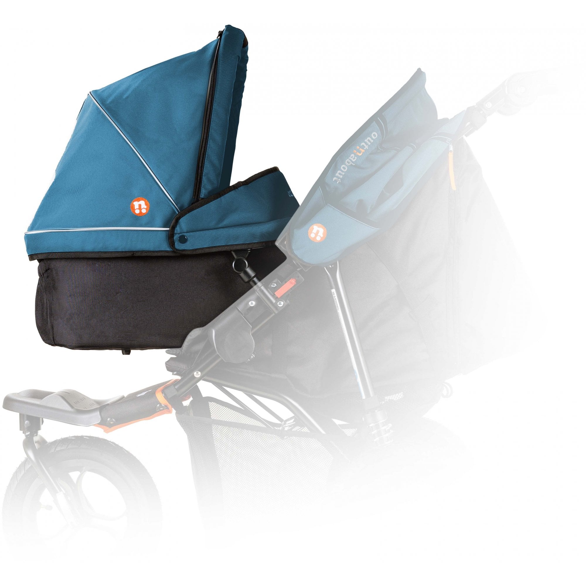 Out 'n' About Nipper V5 Single Carrycot Highland Blue