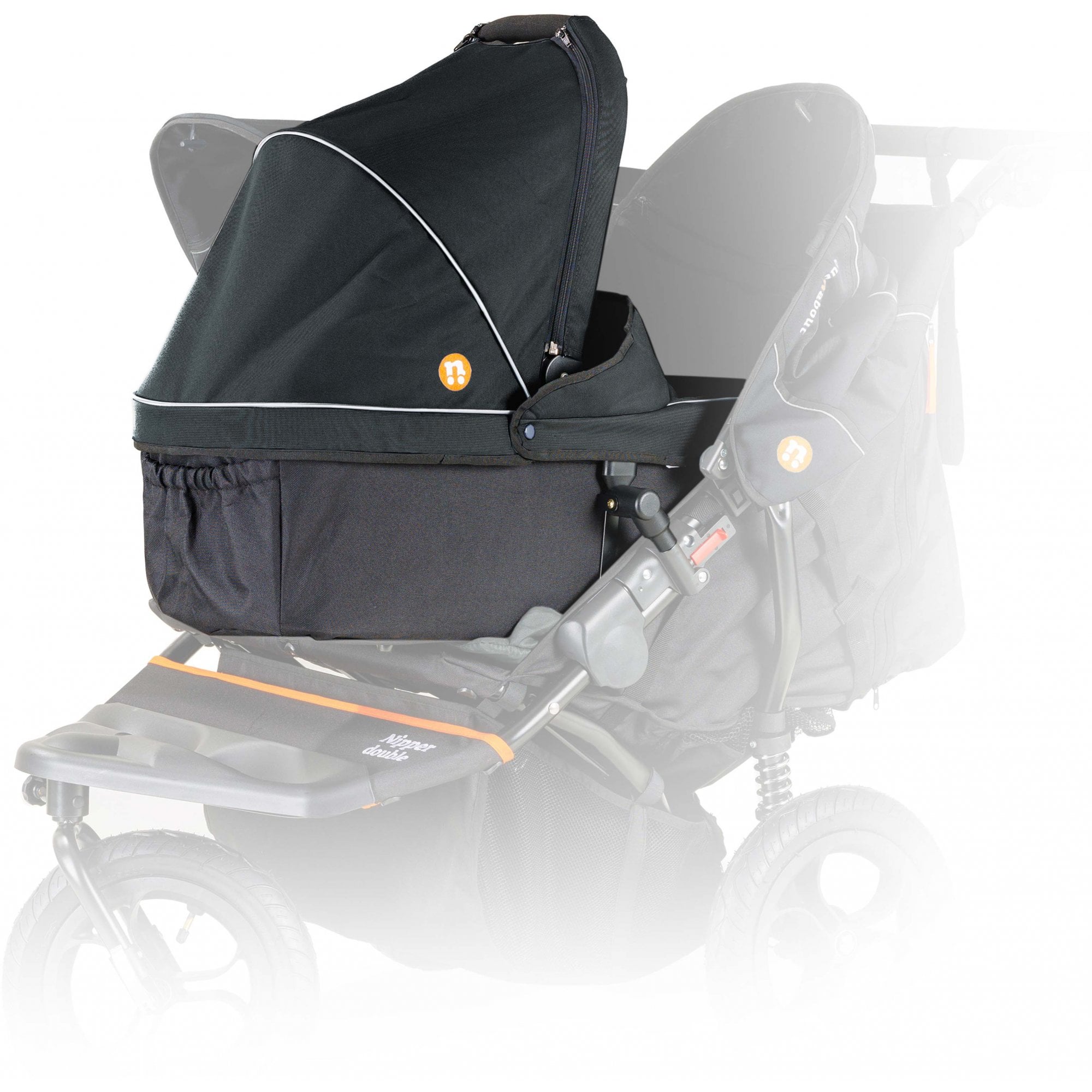 Out 'n' About Nipper V5 Double Carrycot Forest Black