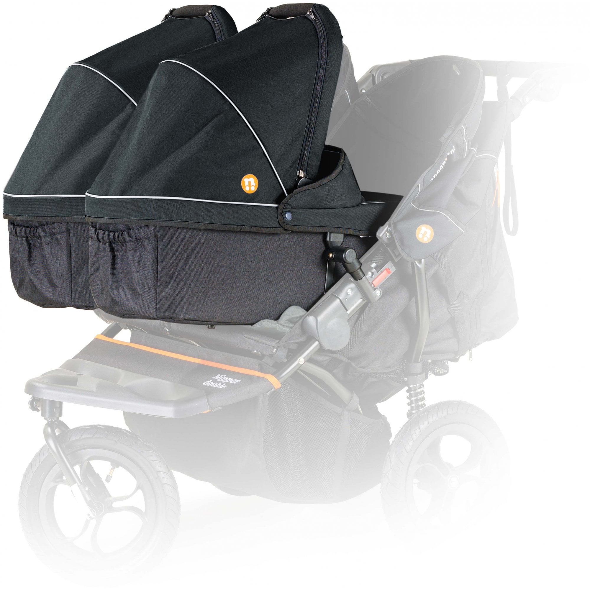 Out 'n' About Nipper V5 Double Carrycot Forest Black