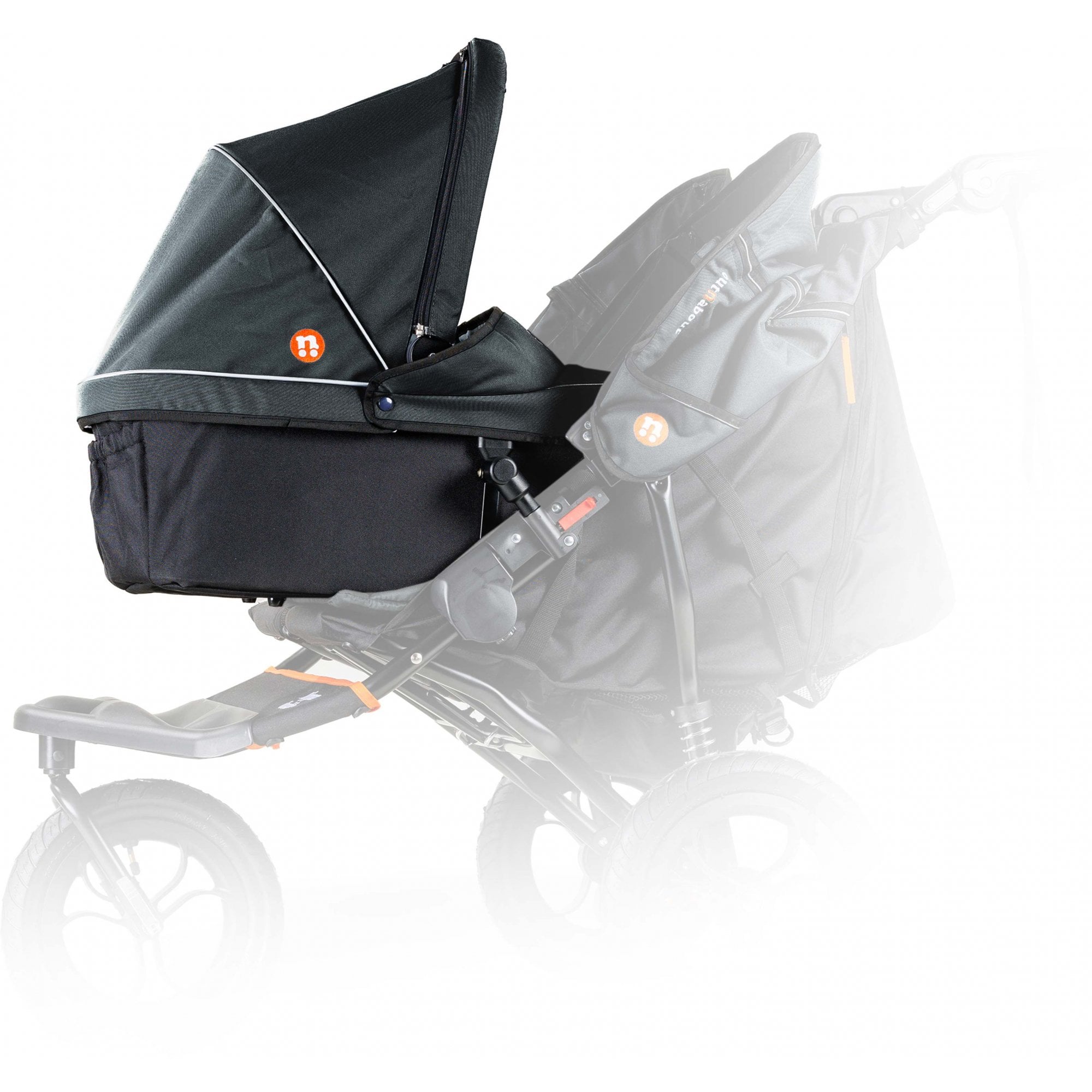 Out 'n' About Nipper V5 Double Carrycot Forest Black