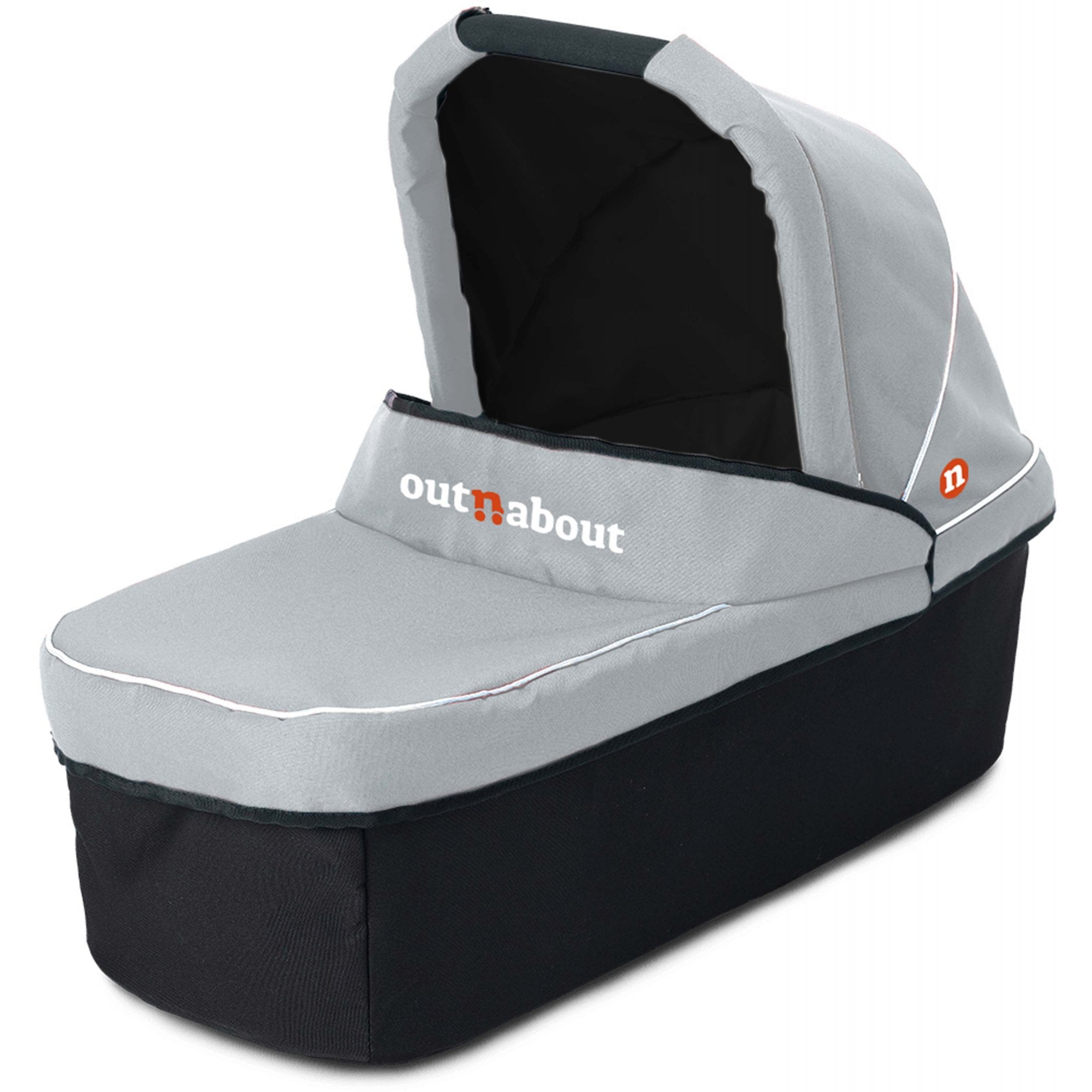 Out 'n' About Nipper V5 Double Carrycot Rocksalt Grey