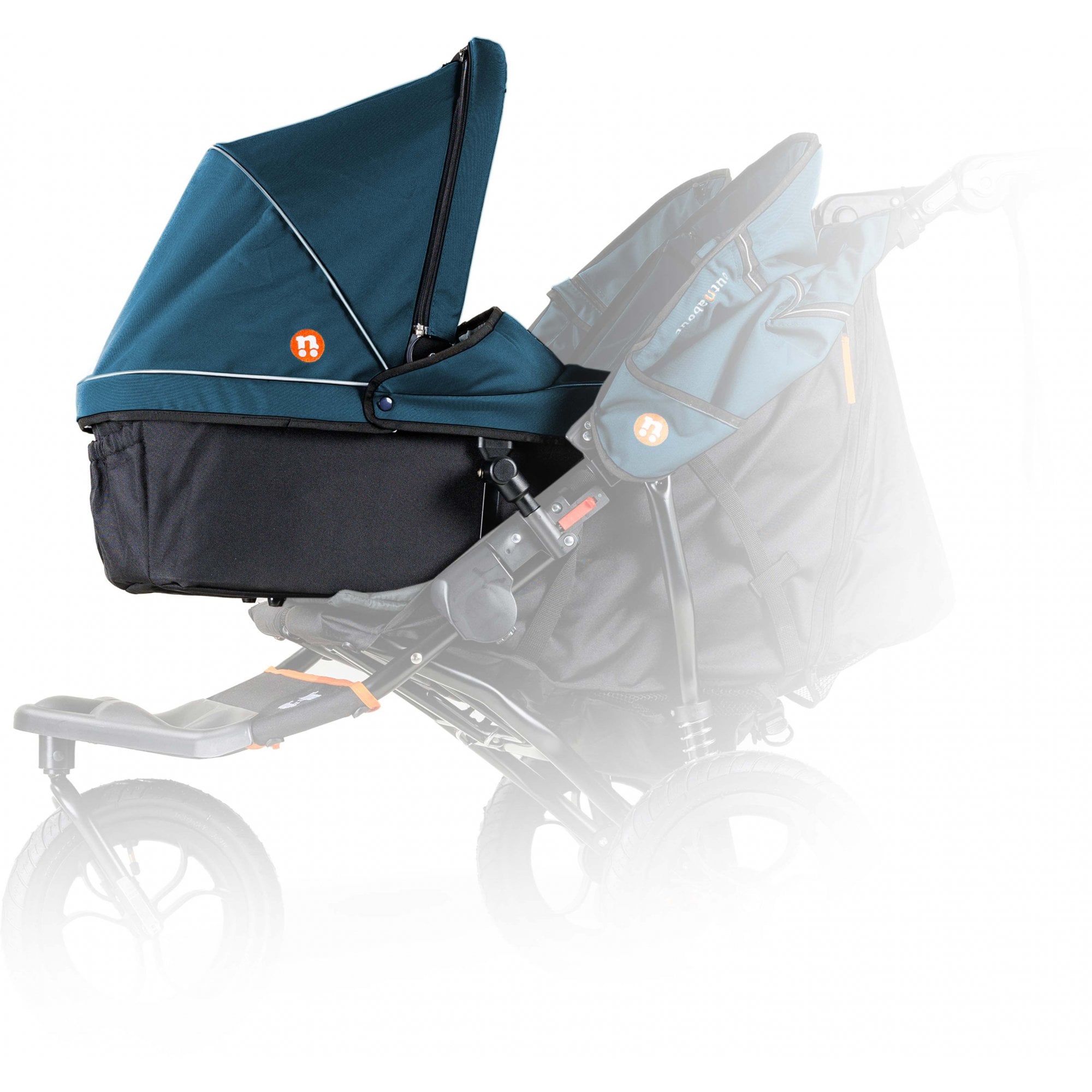 Out 'n' About Nipper V5 Double Carrycot Highland Blue