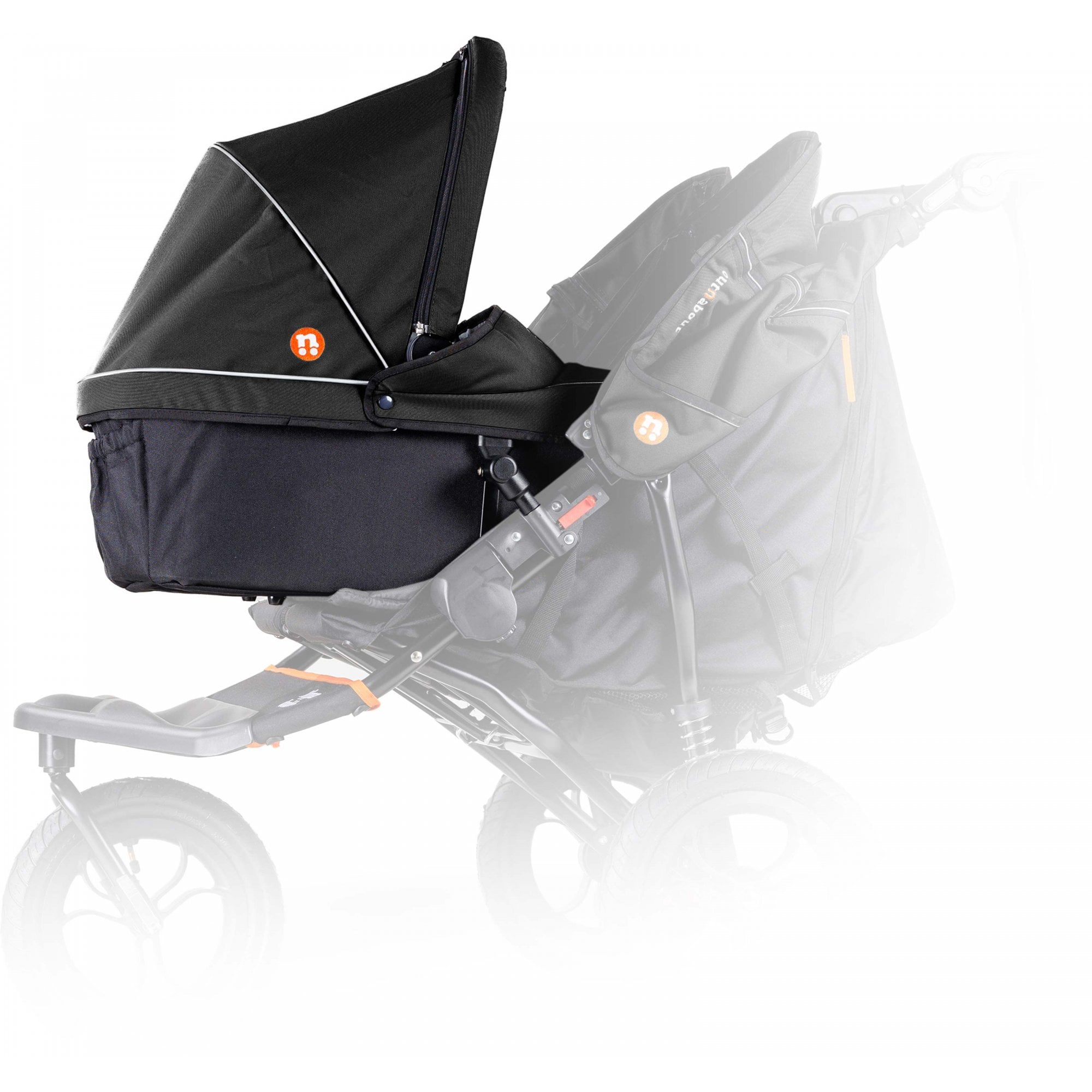 Out 'n' About Nipper V5 Double Carrycot Summit Black