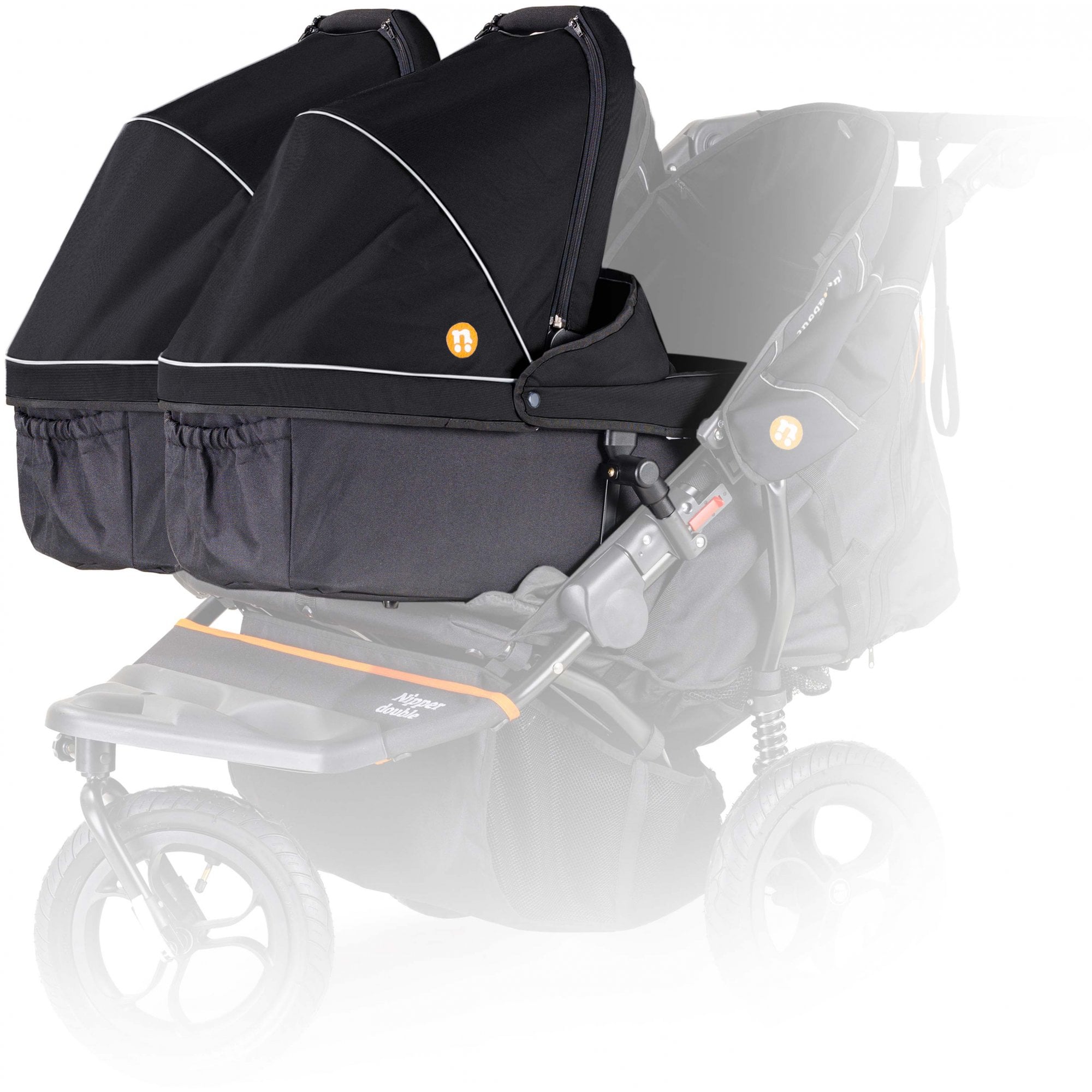 Out 'n' About Nipper V5 Double Carrycot Summit Black