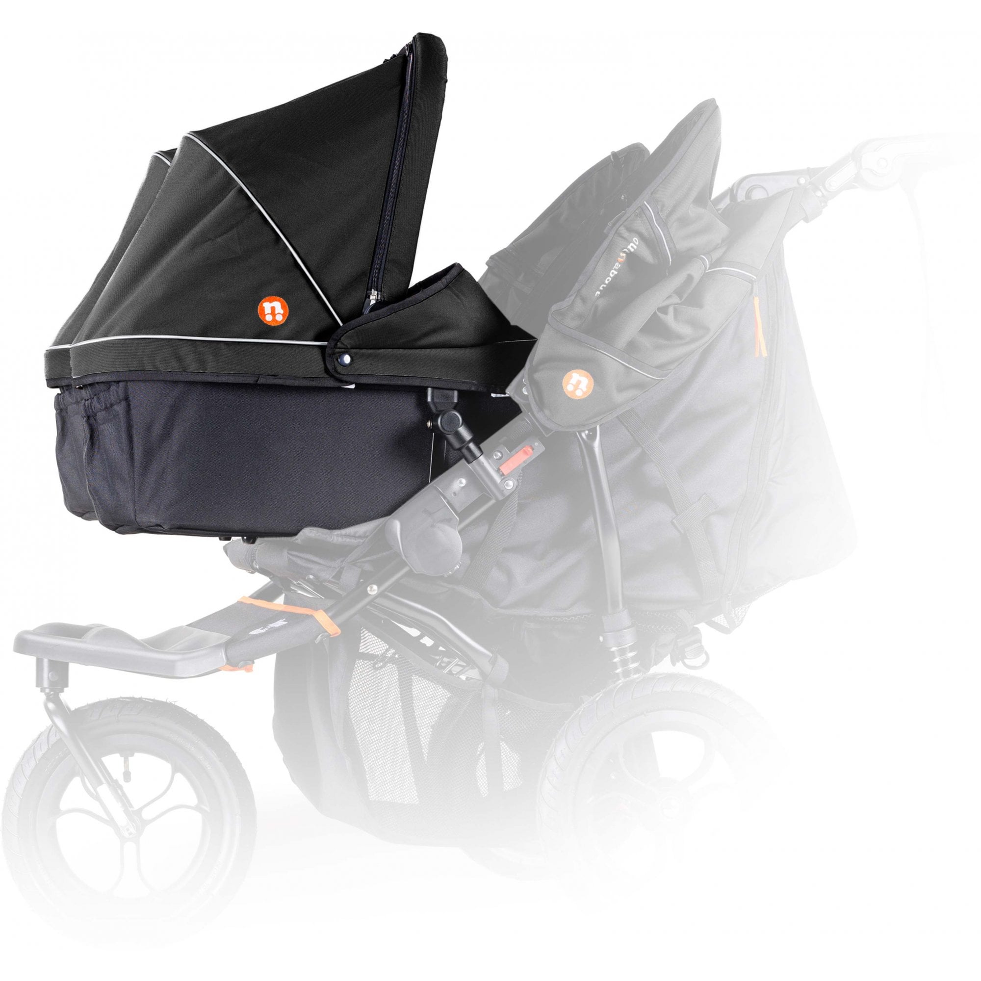 Out 'n' About Nipper V5 Double Carrycot Summit Black
