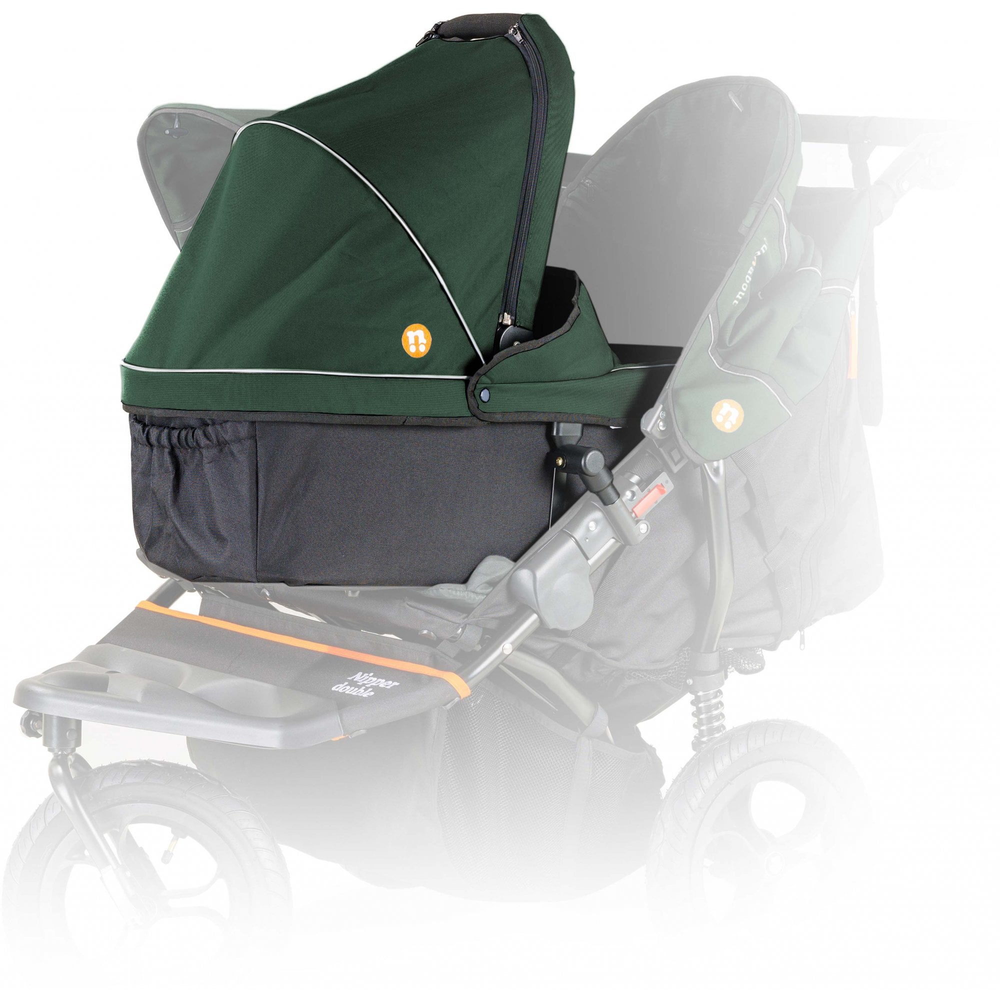 Out 'n' About Nipper V5 Double Carrycot Sycamore Green