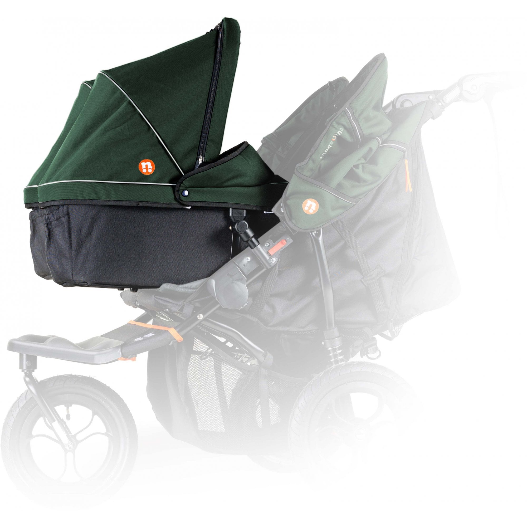 Out 'n' About Nipper V5 Double Carrycot Sycamore Green