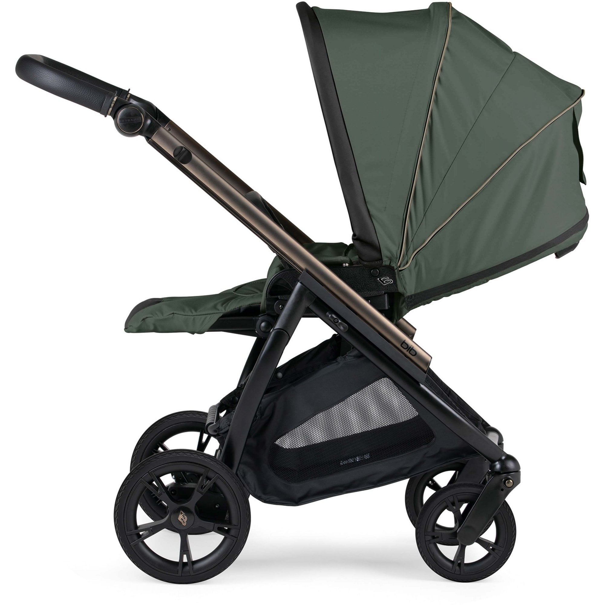 Bebecar Trio BIB Pram Dark Green