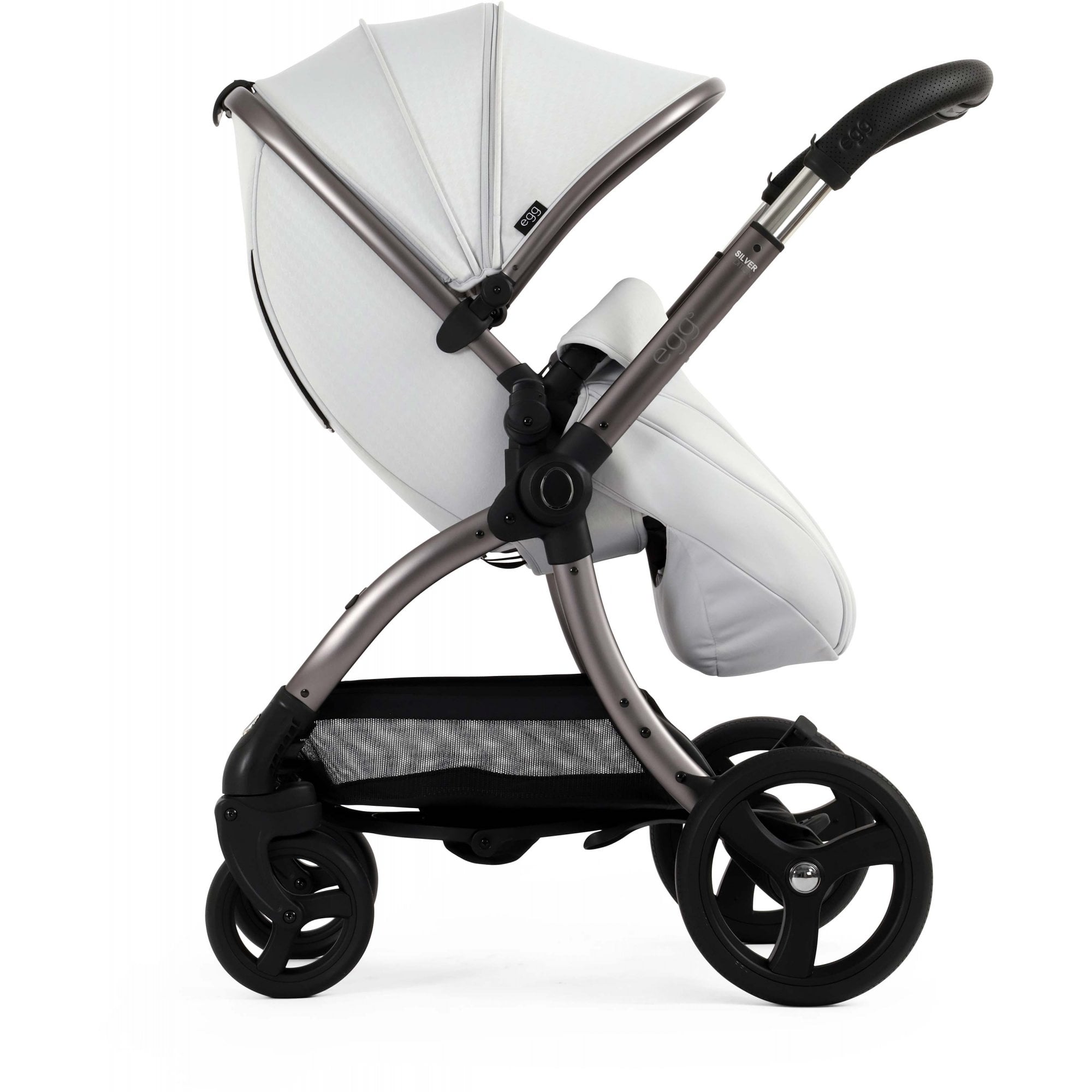 egg3® Stroller Houndstooth Silver