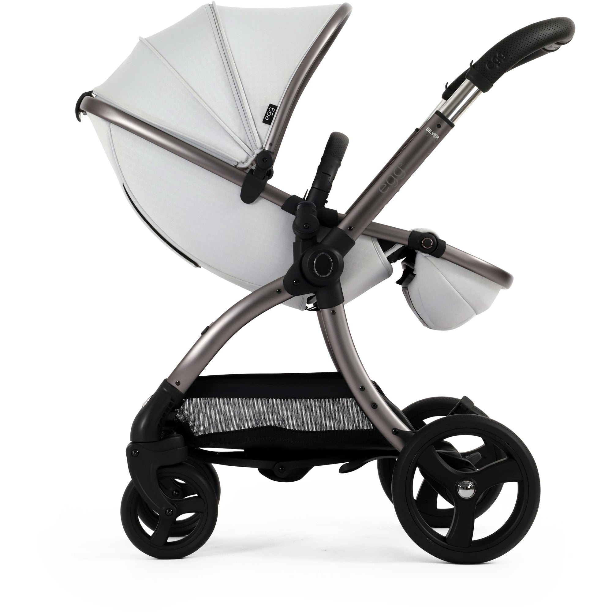 egg3® Stroller Houndstooth Silver