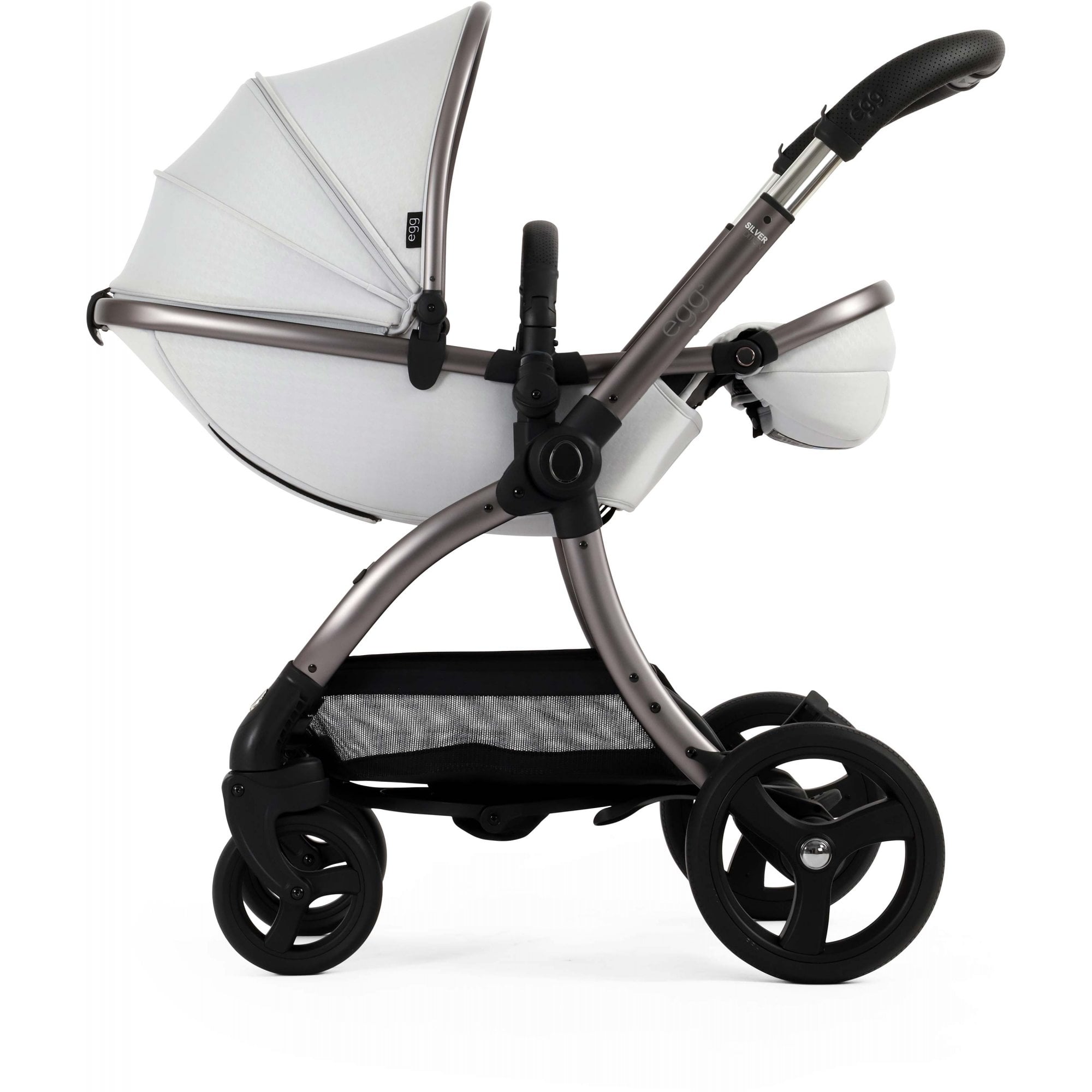 egg3® Stroller Houndstooth Silver